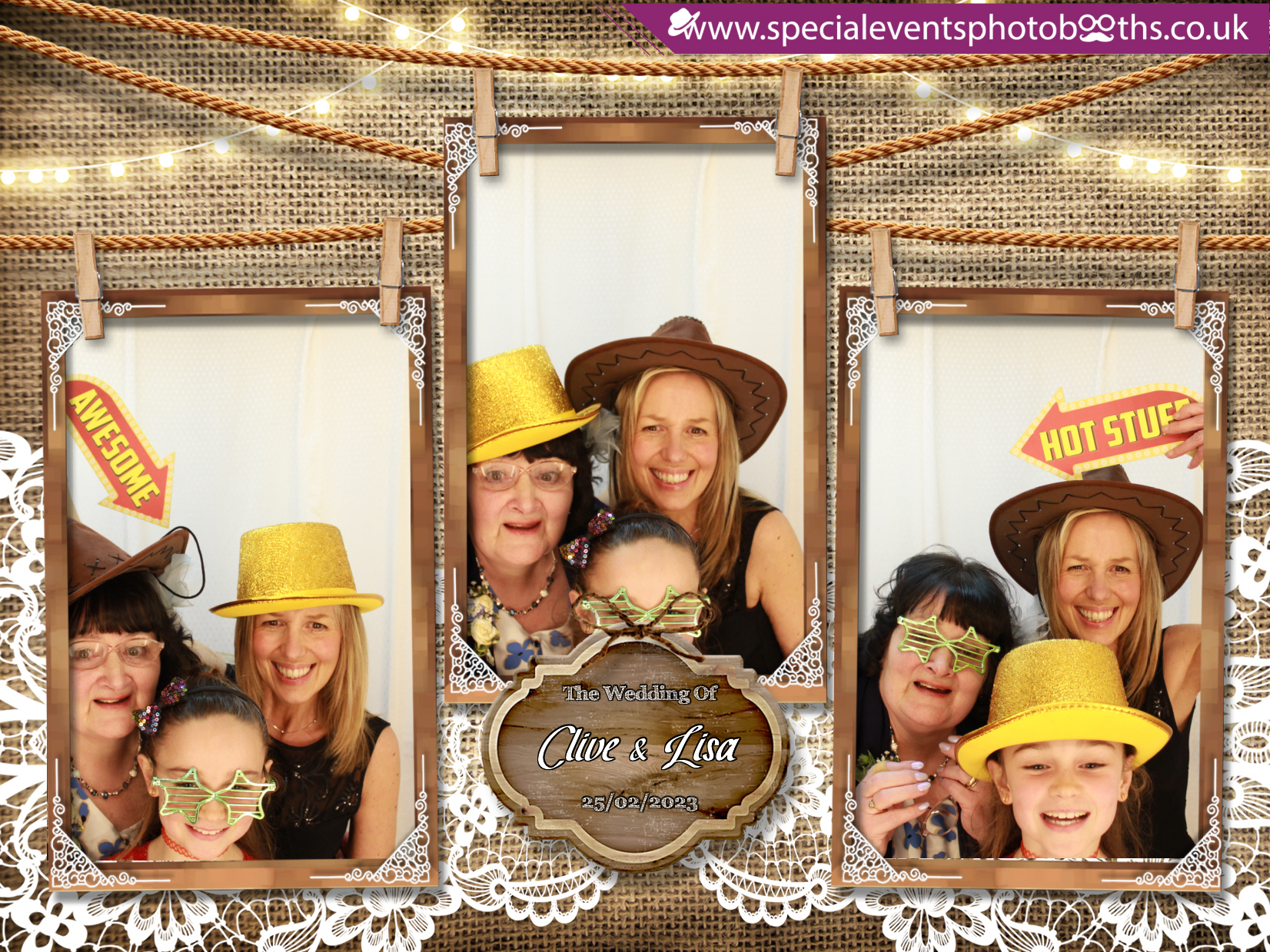 Clive & Lisa's Wedding | View more photos from the event at my.specialeventsphotobooths.co.uk/u/SpecialEventsPhotoBooths/Clive-Lisas-Wedding