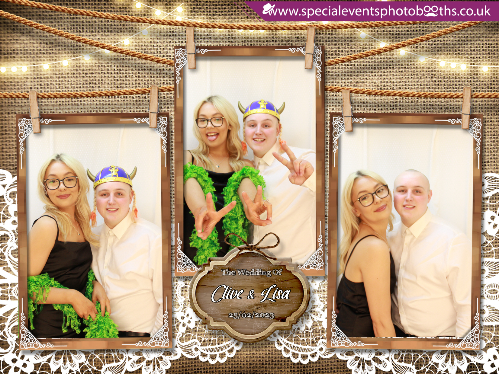Clive & Lisa's Wedding | View more photos from the event at my.specialeventsphotobooths.co.uk/u/SpecialEventsPhotoBooths/Clive-Lisas-Wedding