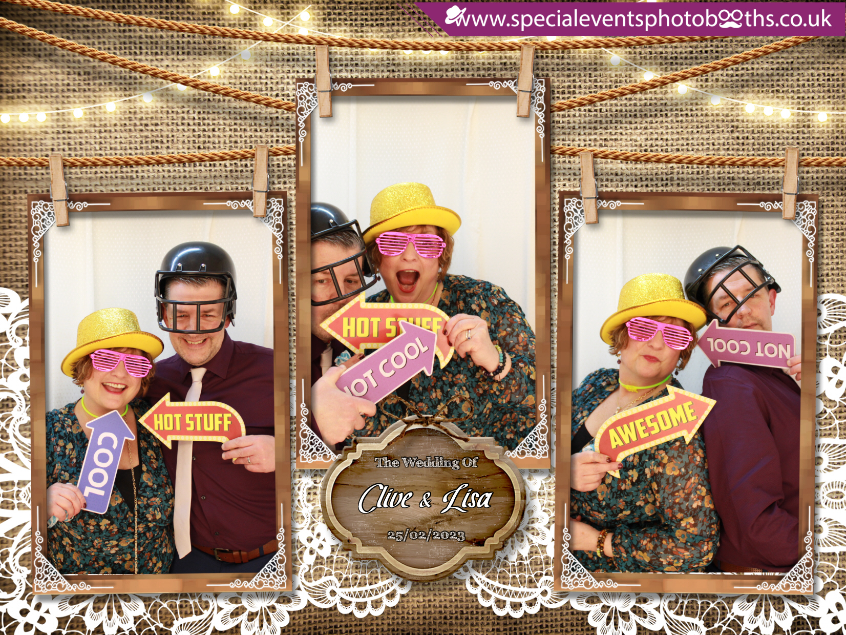 Clive & Lisa's Wedding | View more photos from the event at my.specialeventsphotobooths.co.uk/u/SpecialEventsPhotoBooths/Clive-Lisas-Wedding