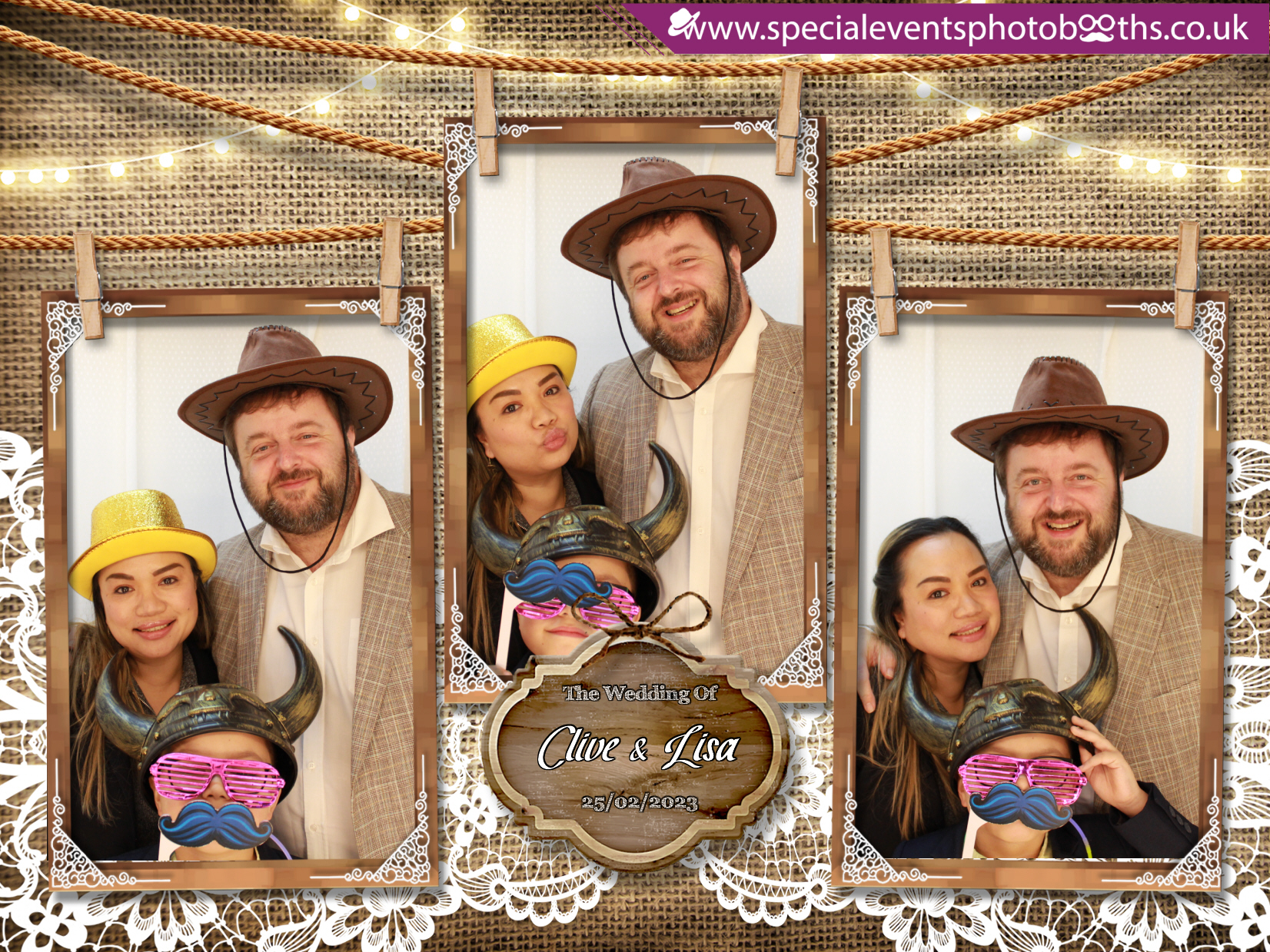 Clive & Lisa's Wedding | View more photos from the event at my.specialeventsphotobooths.co.uk/u/SpecialEventsPhotoBooths/Clive-Lisas-Wedding