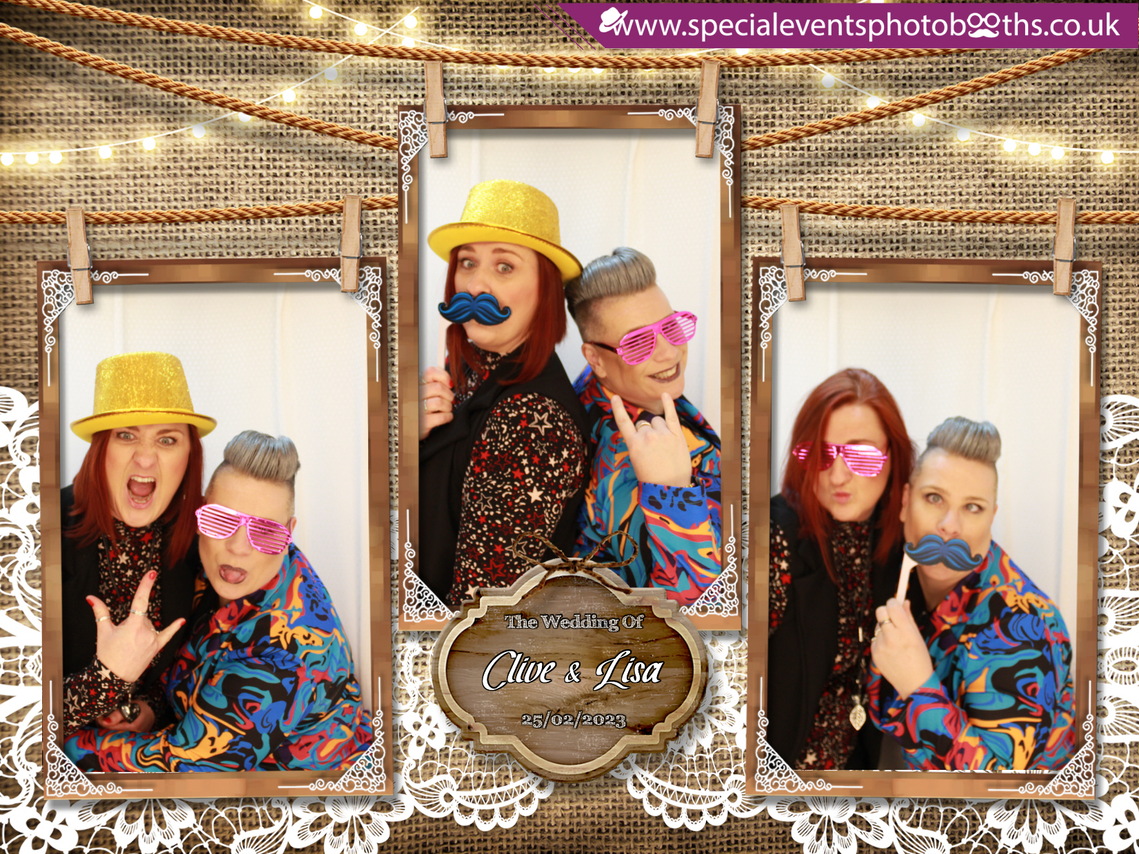Clive & Lisa's Wedding | View more photos from the event at my.specialeventsphotobooths.co.uk/u/SpecialEventsPhotoBooths/Clive-Lisas-Wedding