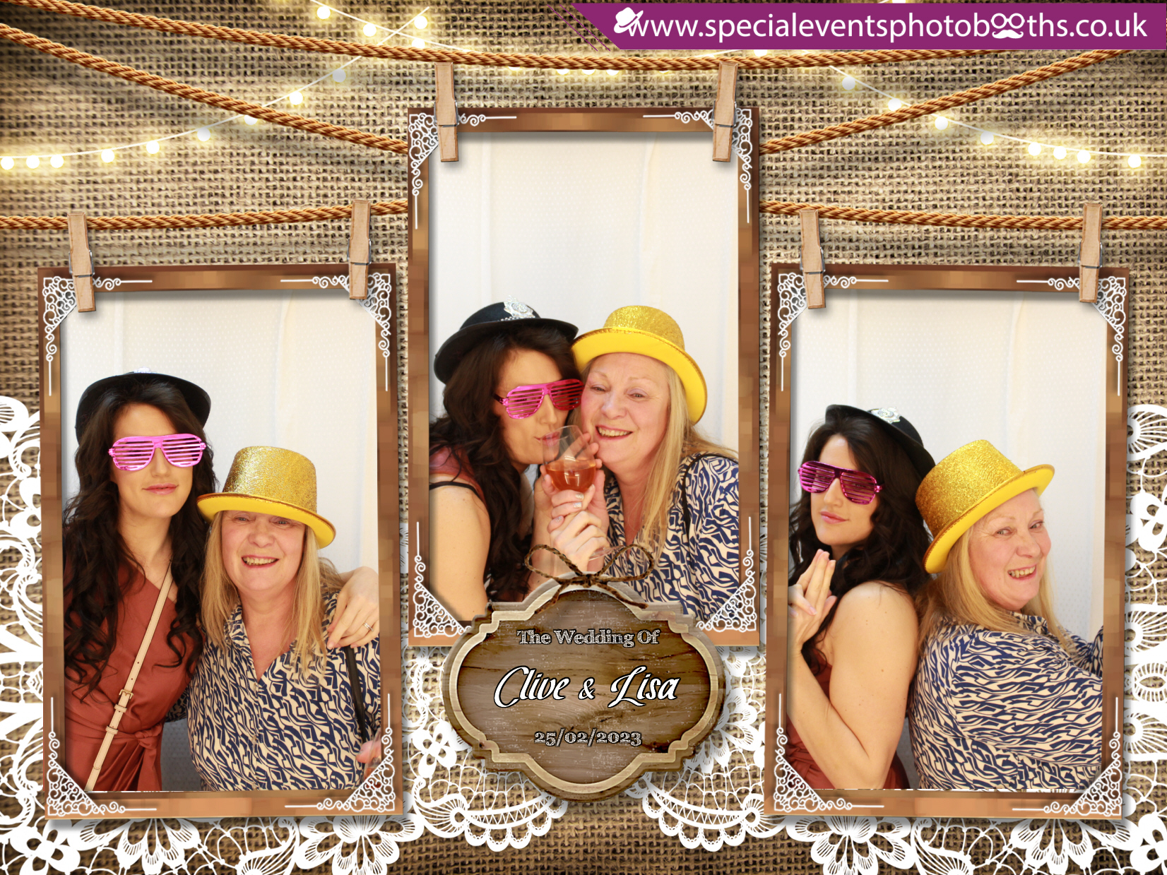 Clive & Lisa's Wedding | View more photos from the event at my.specialeventsphotobooths.co.uk/u/SpecialEventsPhotoBooths/Clive-Lisas-Wedding