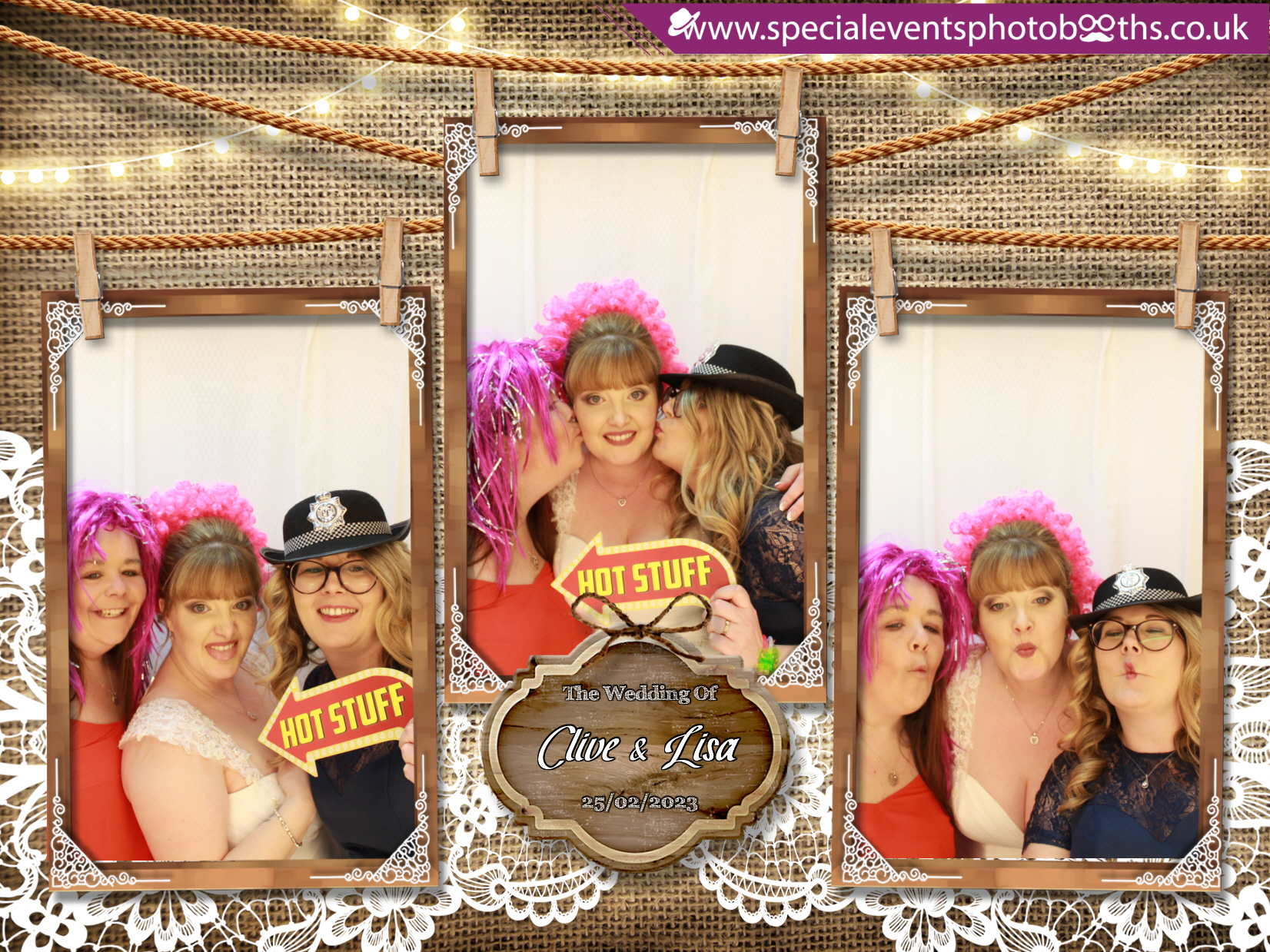 Clive & Lisa's Wedding | View more photos from the event at my.specialeventsphotobooths.co.uk/u/SpecialEventsPhotoBooths/Clive-Lisas-Wedding