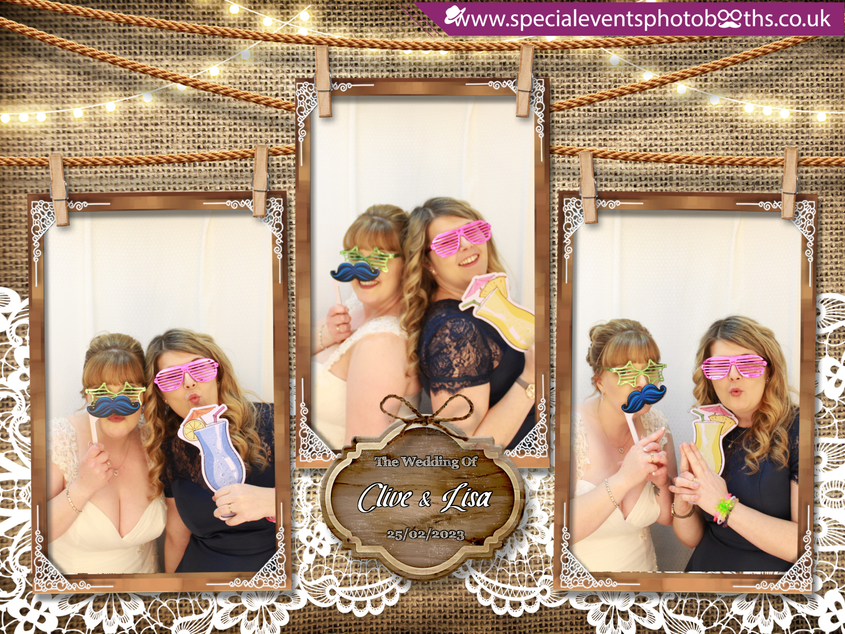 Clive & Lisa's Wedding | View more photos from the event at my.specialeventsphotobooths.co.uk/u/SpecialEventsPhotoBooths/Clive-Lisas-Wedding