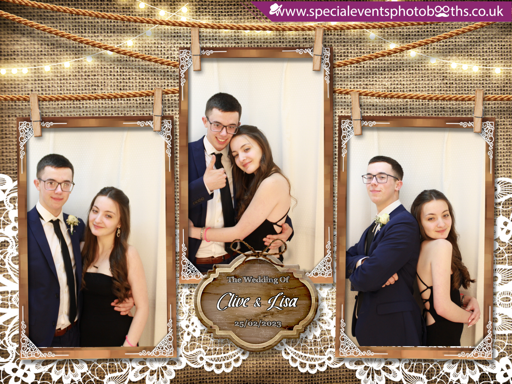 Clive & Lisa's Wedding | View more photos from the event at my.specialeventsphotobooths.co.uk/u/SpecialEventsPhotoBooths/Clive-Lisas-Wedding