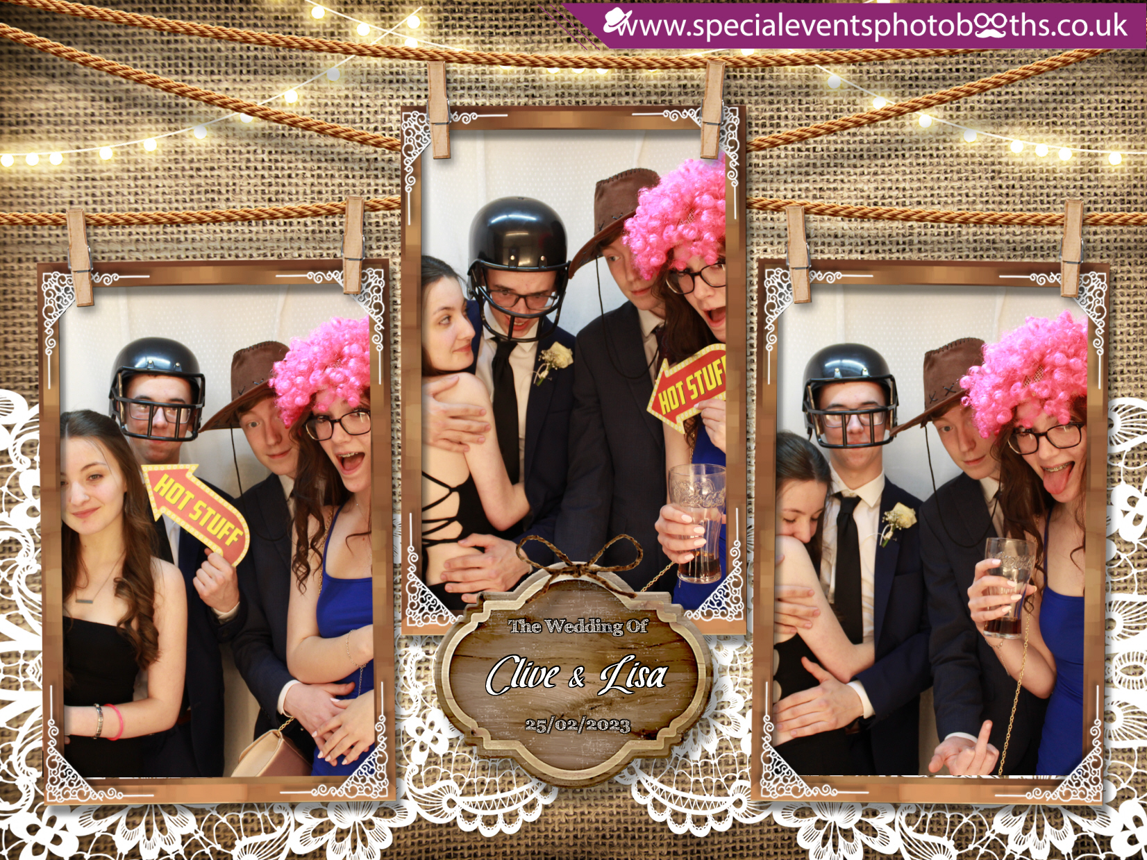 Clive & Lisa's Wedding | View more photos from the event at my.specialeventsphotobooths.co.uk/u/SpecialEventsPhotoBooths/Clive-Lisas-Wedding