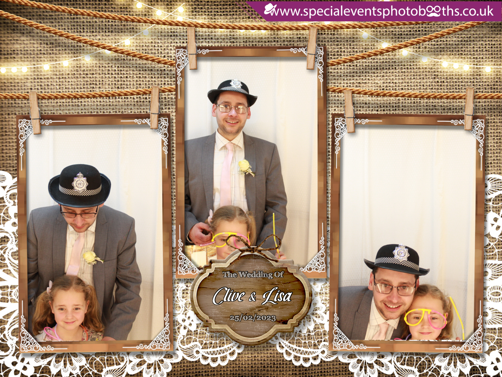 Clive & Lisa's Wedding | View more photos from the event at my.specialeventsphotobooths.co.uk/u/SpecialEventsPhotoBooths/Clive-Lisas-Wedding