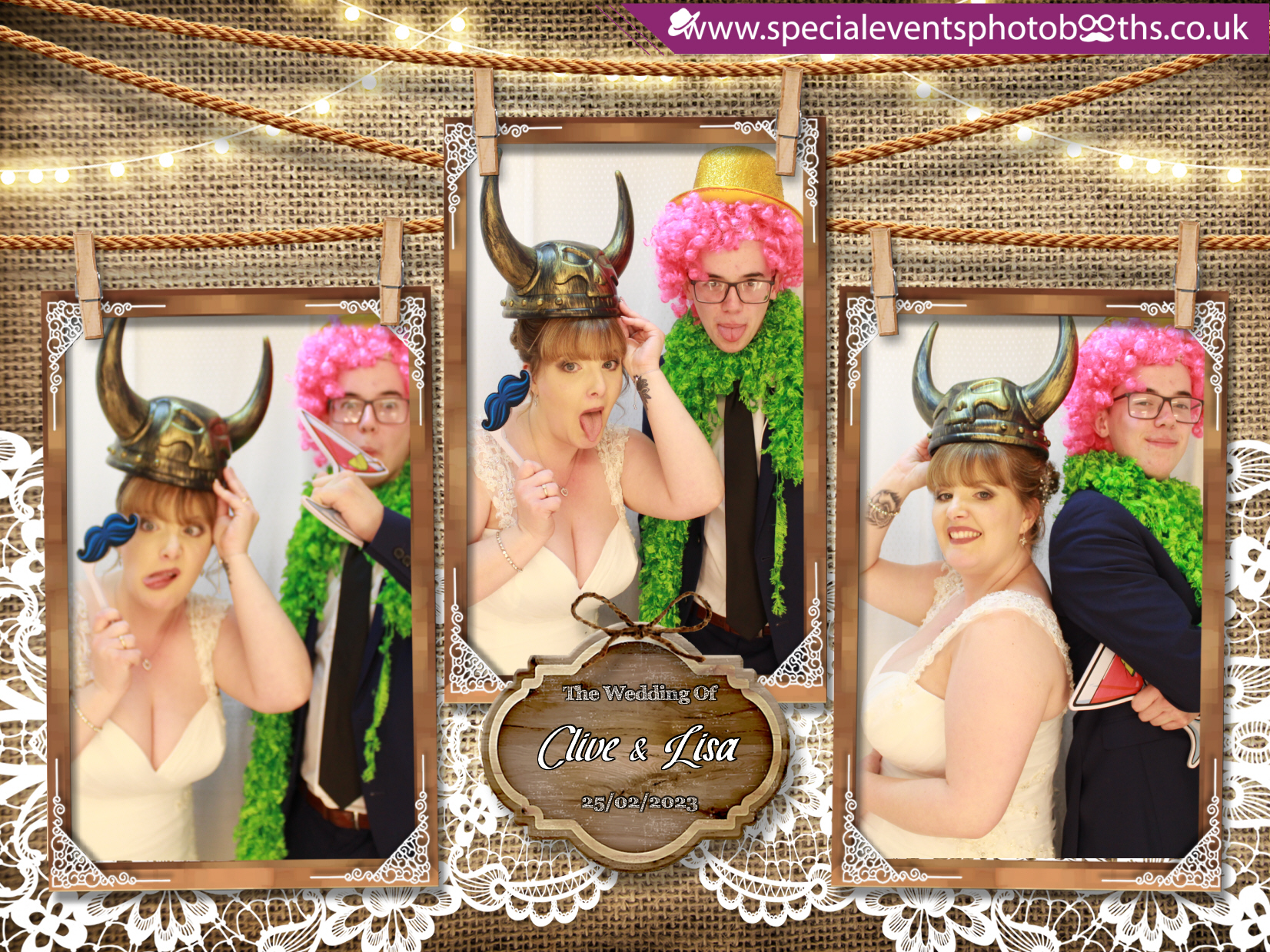 Clive & Lisa's Wedding | View more photos from the event at my.specialeventsphotobooths.co.uk/u/SpecialEventsPhotoBooths/Clive-Lisas-Wedding