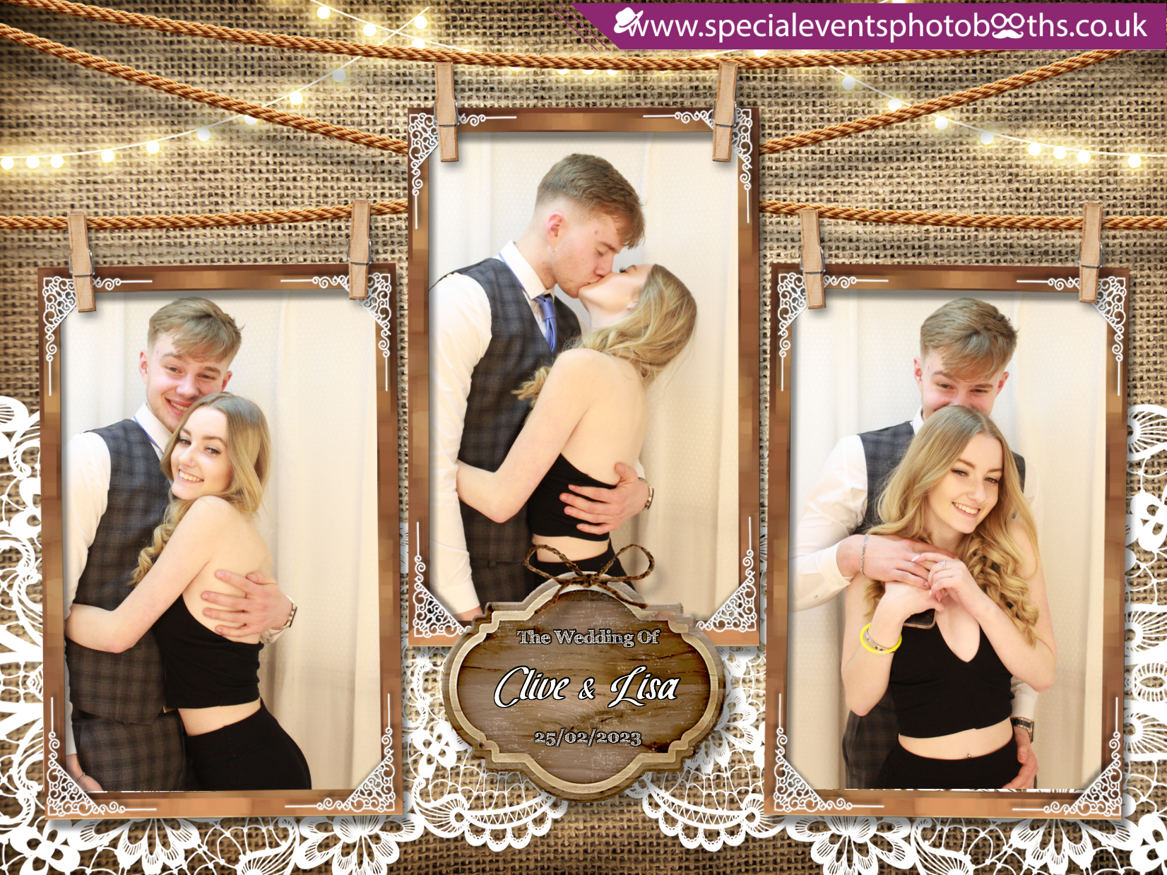 Clive & Lisa's Wedding | View more photos from the event at my.specialeventsphotobooths.co.uk/u/SpecialEventsPhotoBooths/Clive-Lisas-Wedding