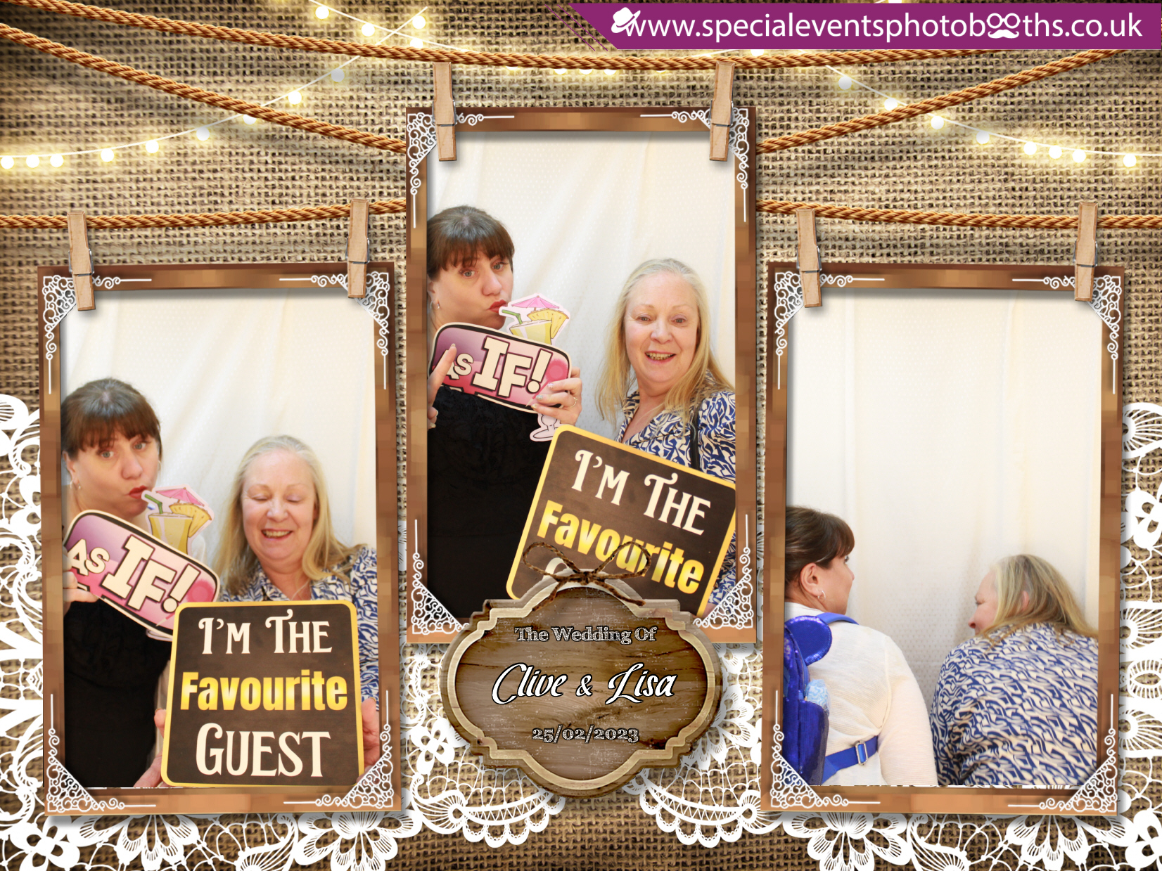 Clive & Lisa's Wedding | View more photos from the event at my.specialeventsphotobooths.co.uk/u/SpecialEventsPhotoBooths/Clive-Lisas-Wedding