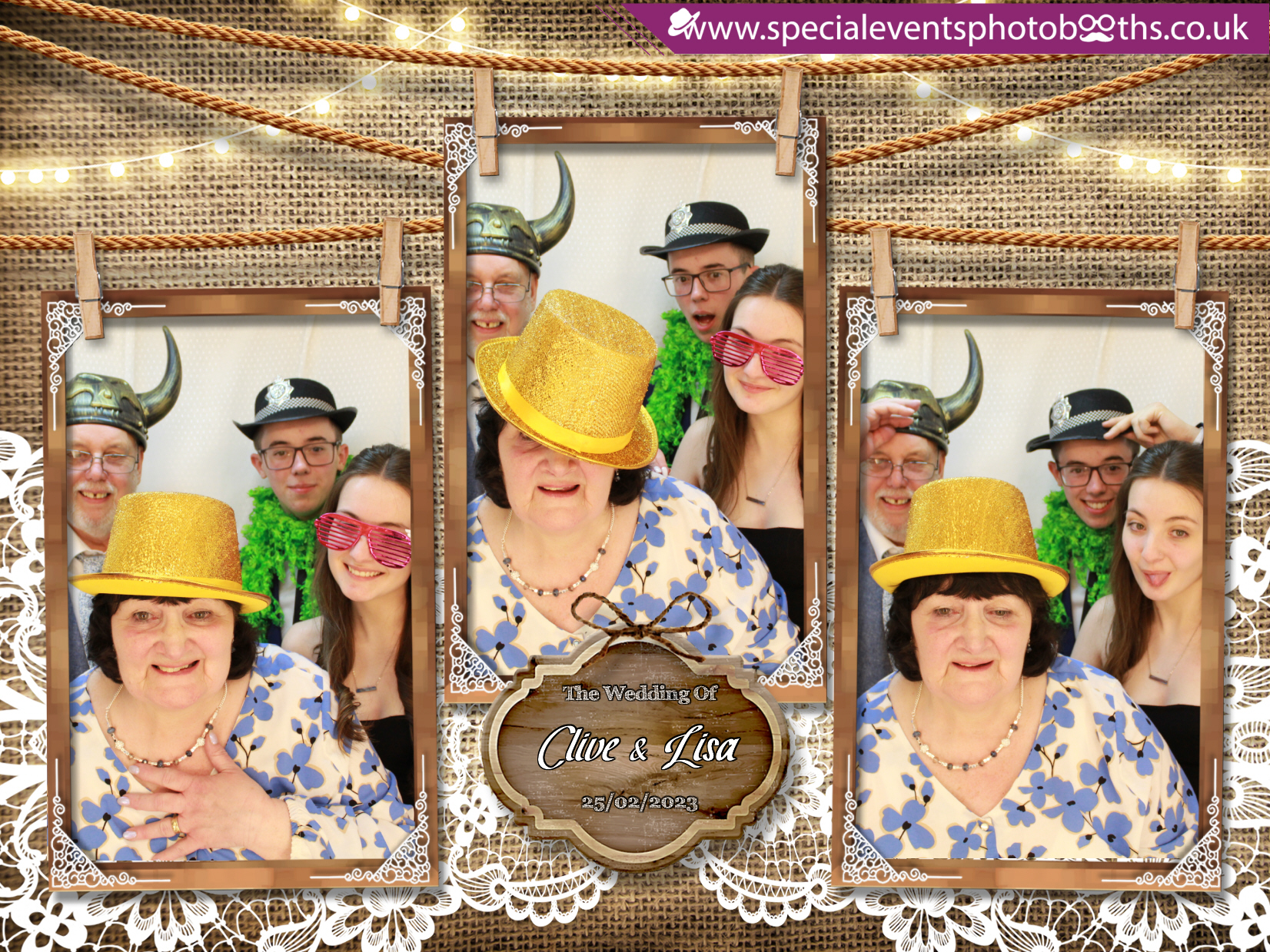 Clive & Lisa's Wedding | View more photos from the event at my.specialeventsphotobooths.co.uk/u/SpecialEventsPhotoBooths/Clive-Lisas-Wedding