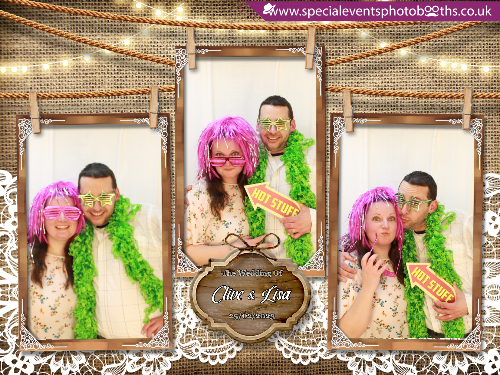 Clive & Lisa's Wedding | View more photos from the event at my.specialeventsphotobooths.co.uk/u/SpecialEventsPhotoBooths/Clive-Lisas-Wedding
