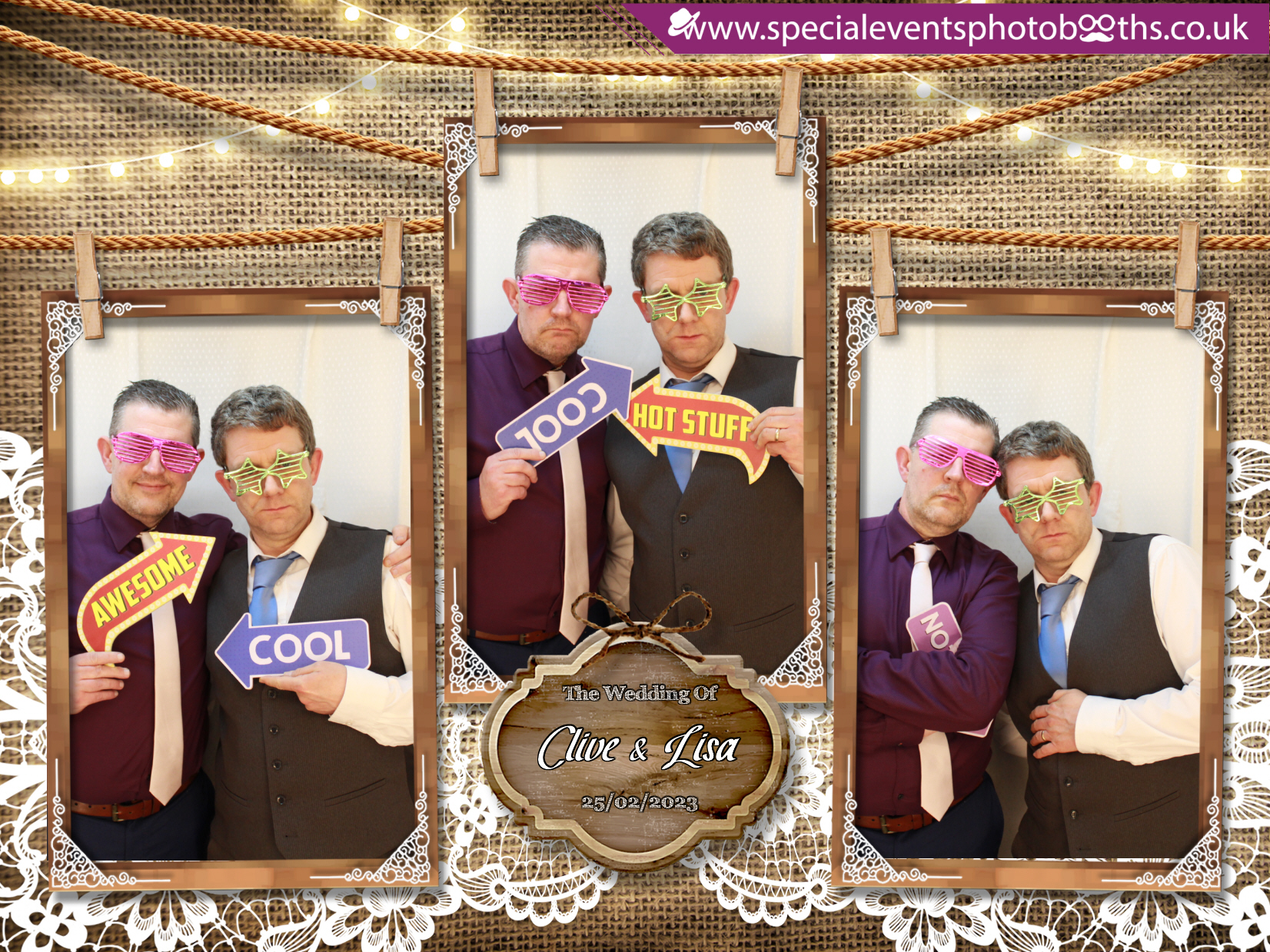 Clive & Lisa's Wedding | View more photos from the event at my.specialeventsphotobooths.co.uk/u/SpecialEventsPhotoBooths/Clive-Lisas-Wedding