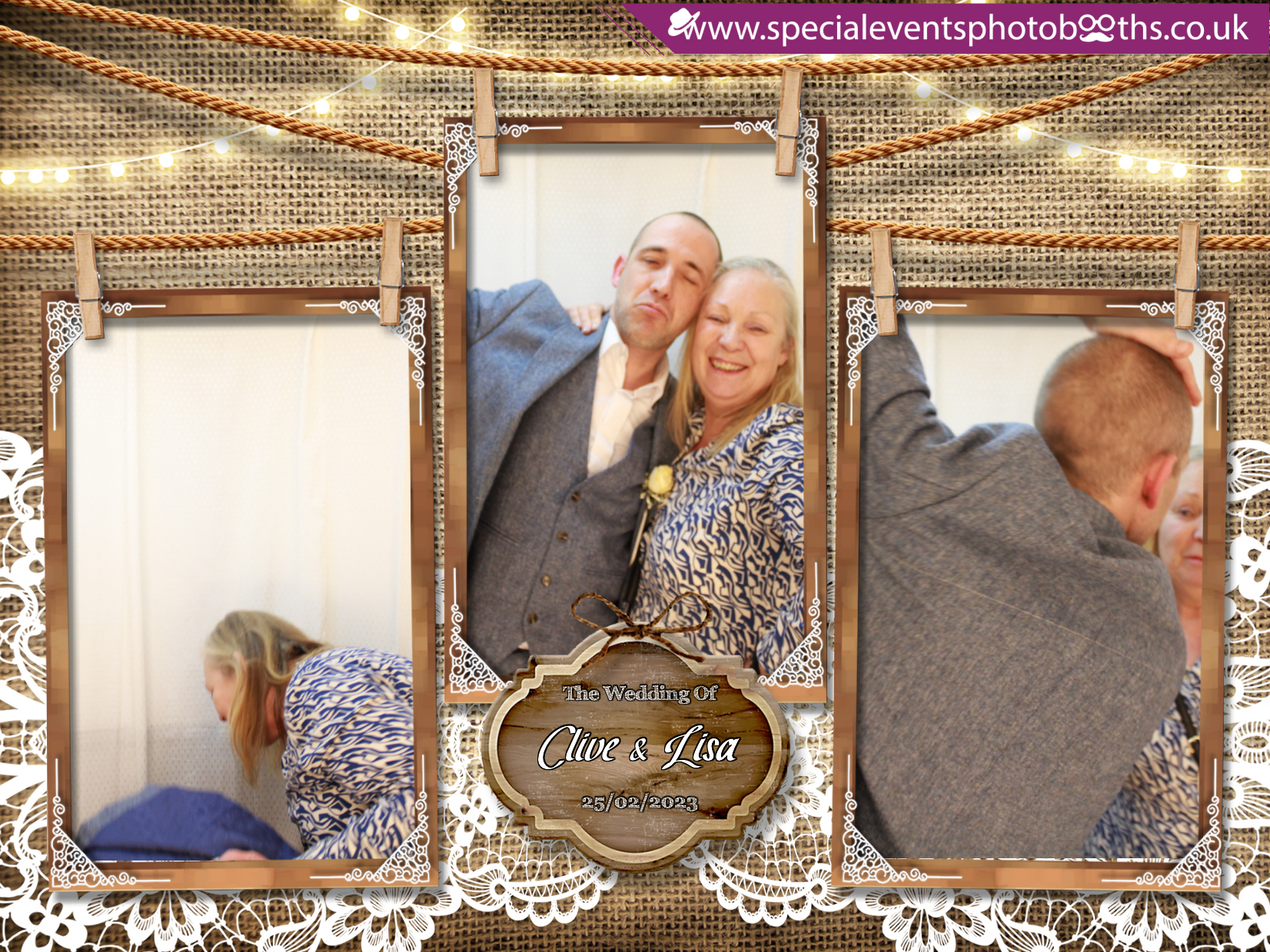 Clive & Lisa's Wedding | View more photos from the event at my.specialeventsphotobooths.co.uk/u/SpecialEventsPhotoBooths/Clive-Lisas-Wedding