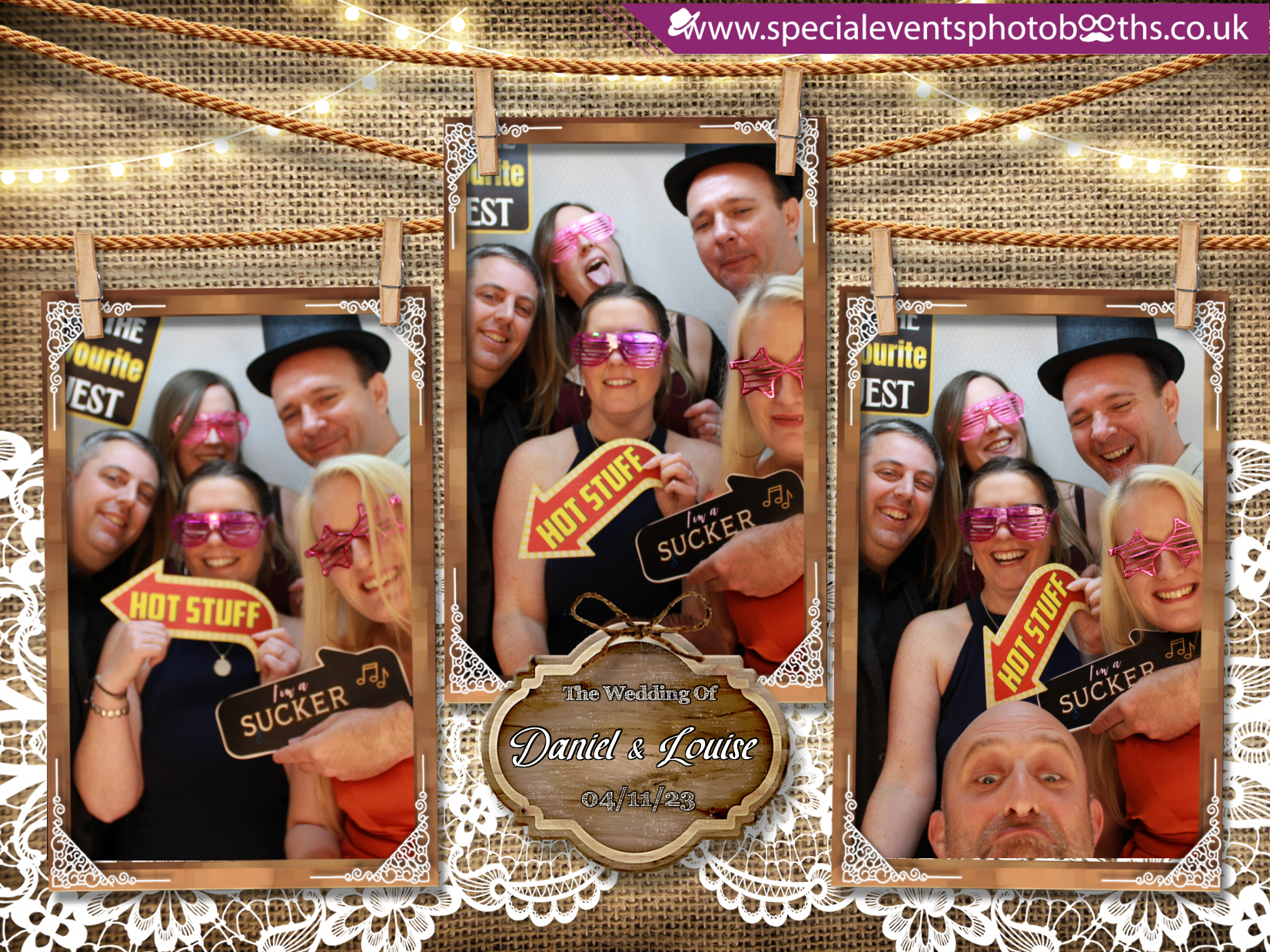 Daniel & Louise’s Wedding | View more photos from the event at my.specialeventsphotobooths.co.uk/u/SpecialEventsPhotoBooths/Daniel-Louise’s-Wedding