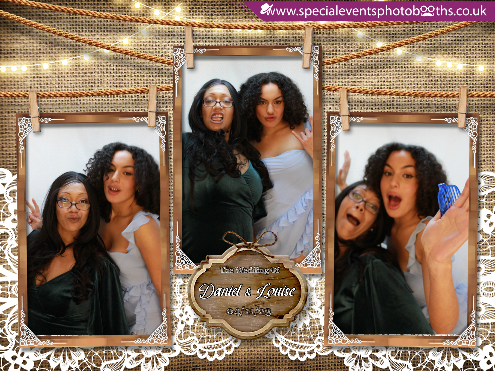 Daniel & Louise’s Wedding | View more photos from the event at my.specialeventsphotobooths.co.uk/u/SpecialEventsPhotoBooths/Daniel-Louise’s-Wedding