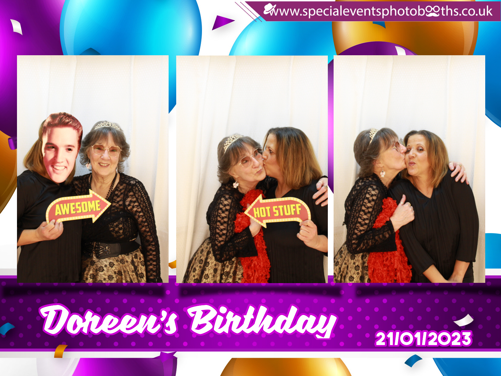 Doreen's Birthday | View more photos from the event at my.specialeventsphotobooths.co.uk/u/SpecialEventsPhotoBooths/Doreens-Birthday