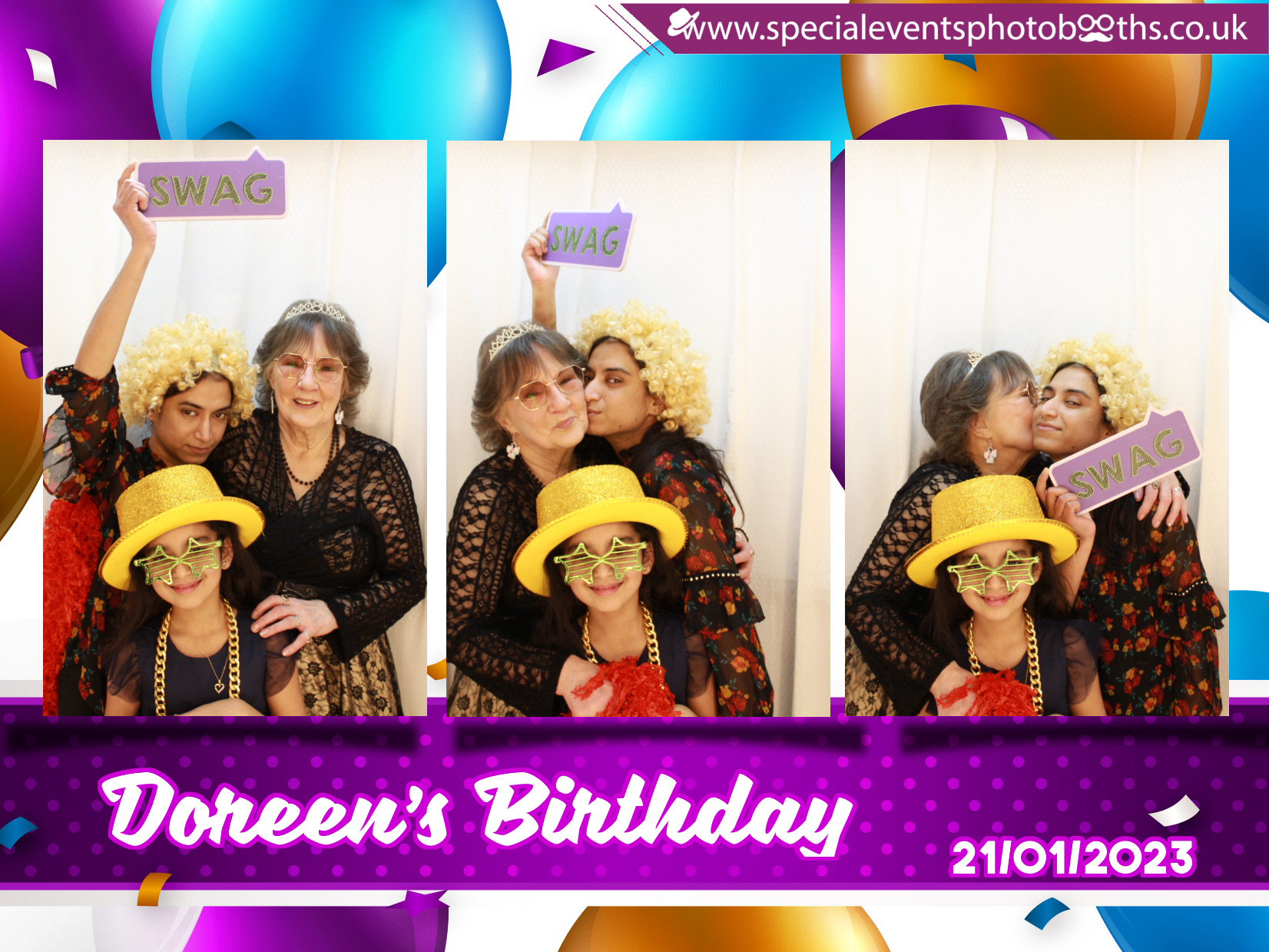 Doreen's Birthday | View more photos from the event at my.specialeventsphotobooths.co.uk/u/SpecialEventsPhotoBooths/Doreens-Birthday