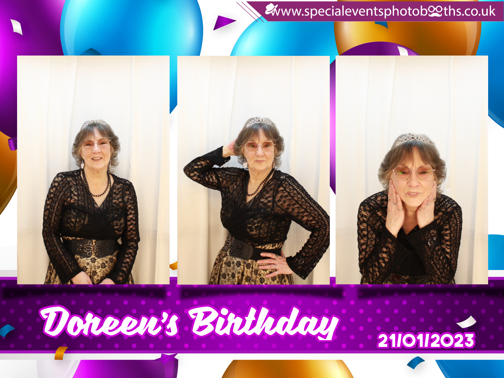 Doreen's Birthday | View more photos from the event at my.specialeventsphotobooths.co.uk/u/SpecialEventsPhotoBooths/Doreens-Birthday
