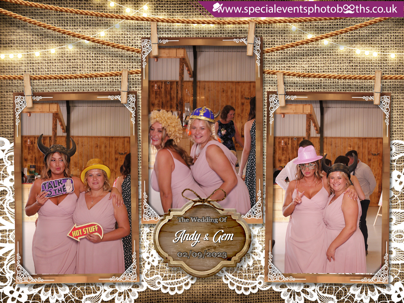 Gem & Andy's Wedding | View more photos from the event at my.specialeventsphotobooths.co.uk/u/SpecialEventsPhotoBooths/Gem-Andys-Wedding