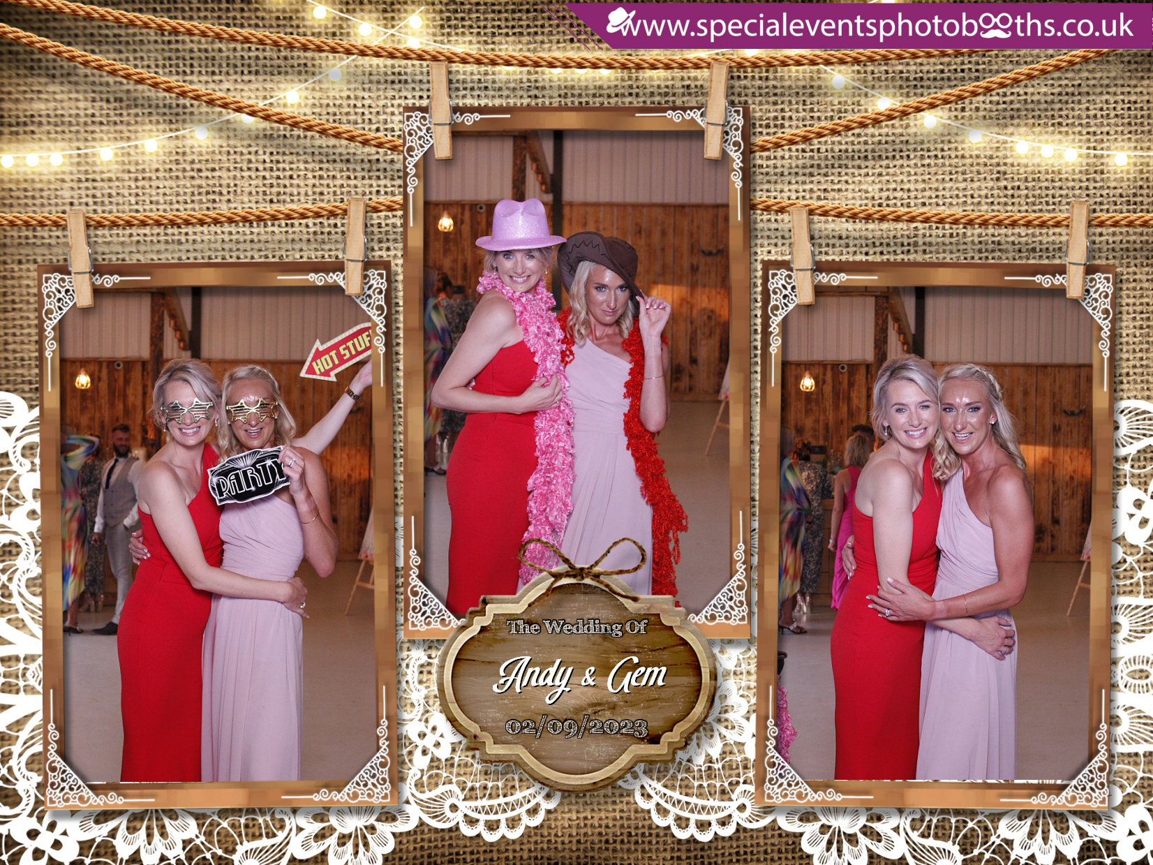 Gem & Andy's Wedding | View more photos from the event at my.specialeventsphotobooths.co.uk/u/SpecialEventsPhotoBooths/Gem-Andys-Wedding