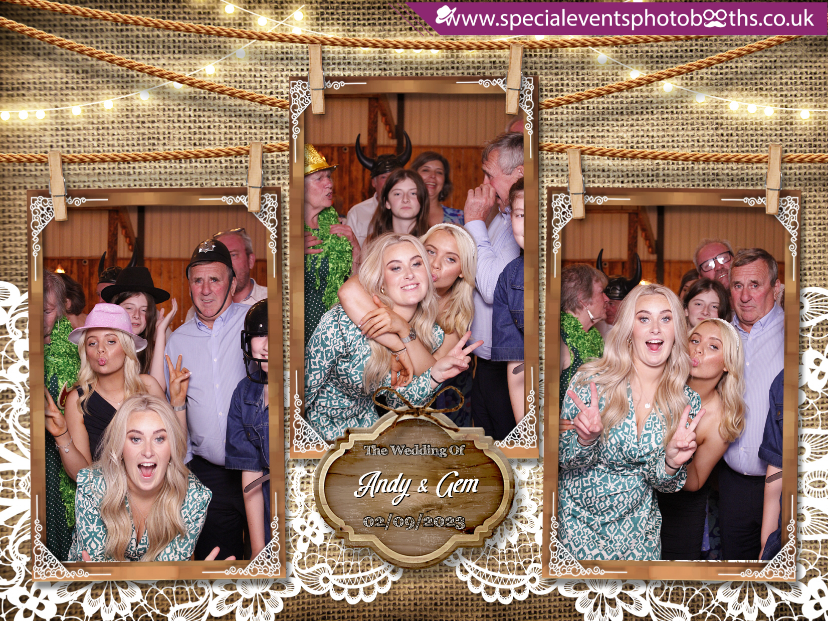 Gem & Andy's Wedding | View more photos from the event at my.specialeventsphotobooths.co.uk/u/SpecialEventsPhotoBooths/Gem-Andys-Wedding