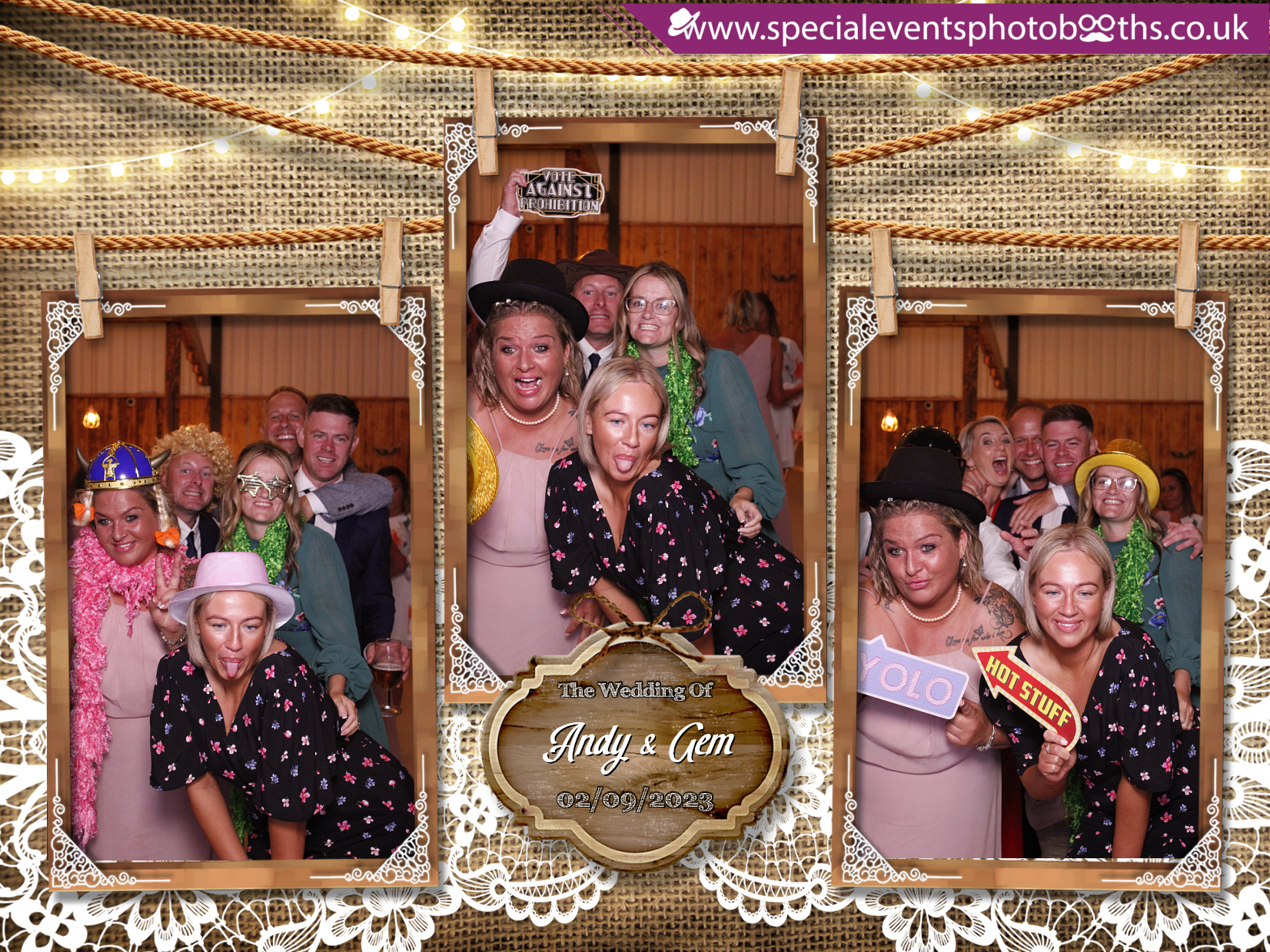 Gem & Andy's Wedding | View more photos from the event at my.specialeventsphotobooths.co.uk/u/SpecialEventsPhotoBooths/Gem-Andys-Wedding