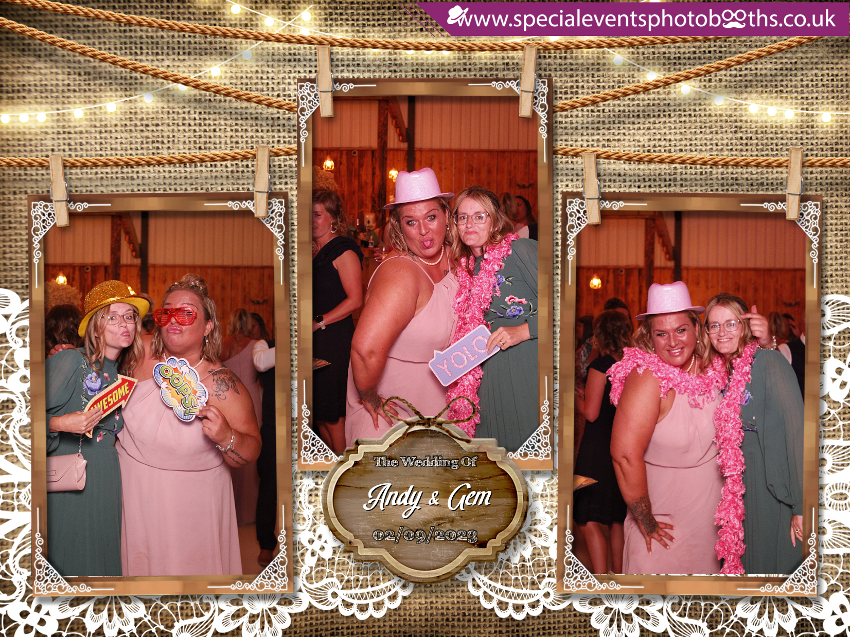 Gem & Andy's Wedding | View more photos from the event at my.specialeventsphotobooths.co.uk/u/SpecialEventsPhotoBooths/Gem-Andys-Wedding