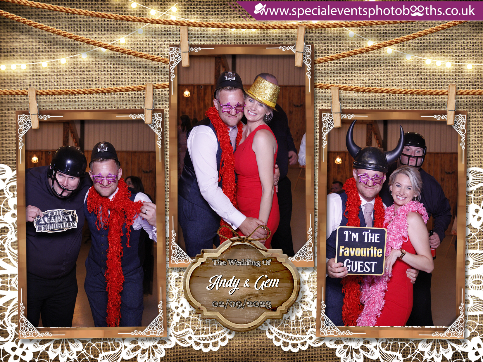 Gem & Andy's Wedding | View more photos from the event at my.specialeventsphotobooths.co.uk/u/SpecialEventsPhotoBooths/Gem-Andys-Wedding