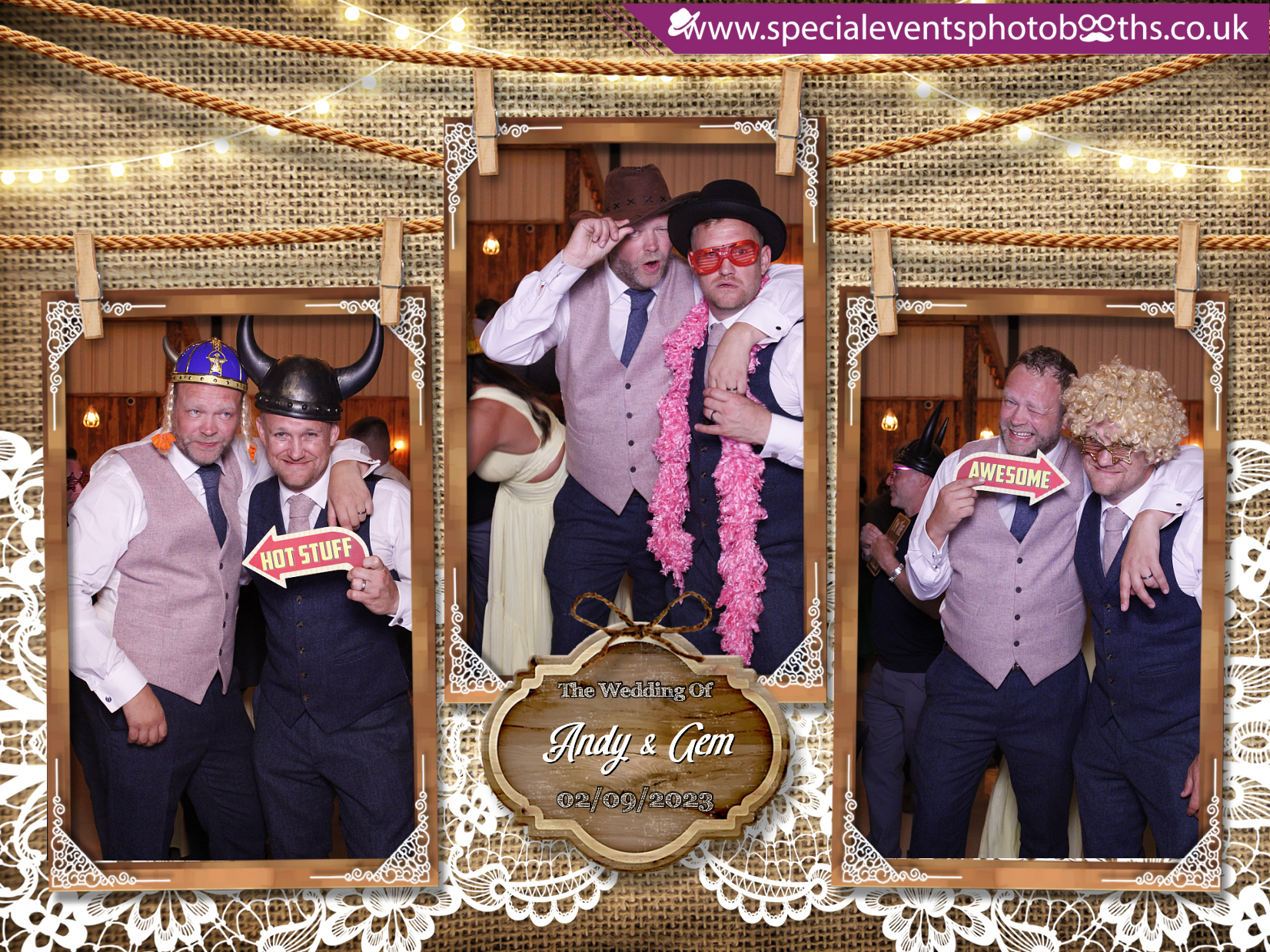 Gem & Andy's Wedding | View more photos from the event at my.specialeventsphotobooths.co.uk/u/SpecialEventsPhotoBooths/Gem-Andys-Wedding