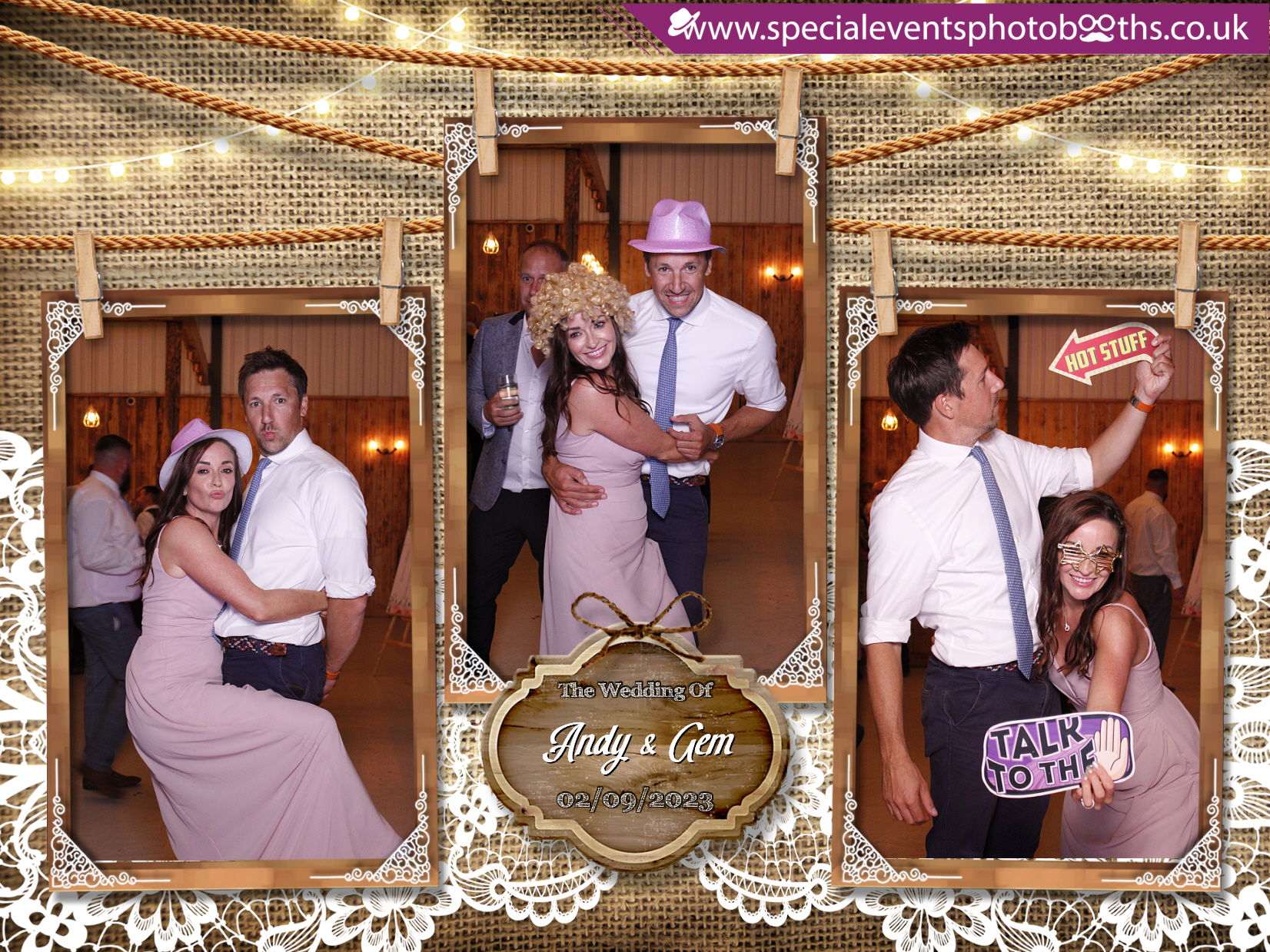 Gem & Andy's Wedding | View more photos from the event at my.specialeventsphotobooths.co.uk/u/SpecialEventsPhotoBooths/Gem-Andys-Wedding