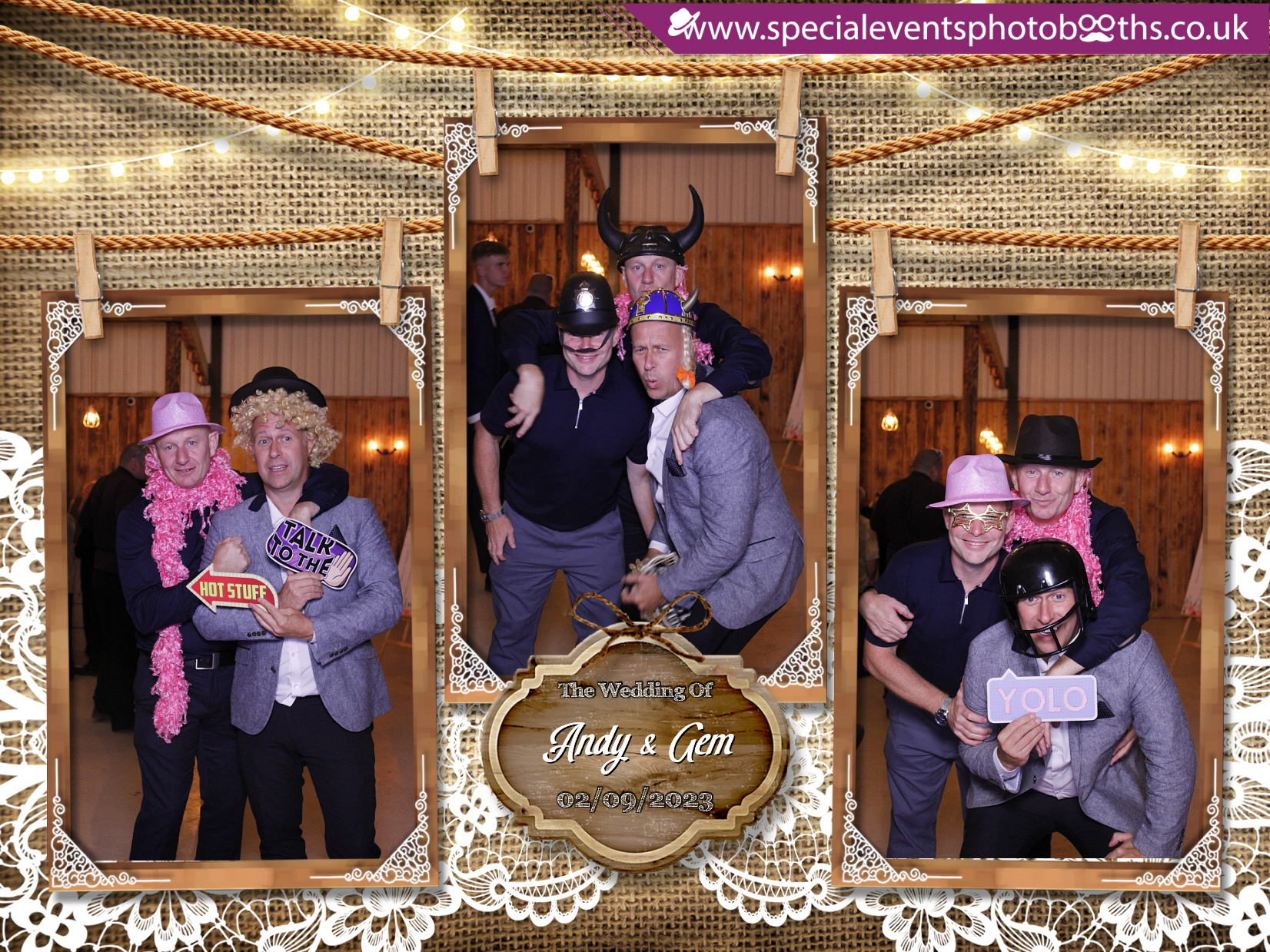 Gem & Andy's Wedding | View more photos from the event at my.specialeventsphotobooths.co.uk/u/SpecialEventsPhotoBooths/Gem-Andys-Wedding