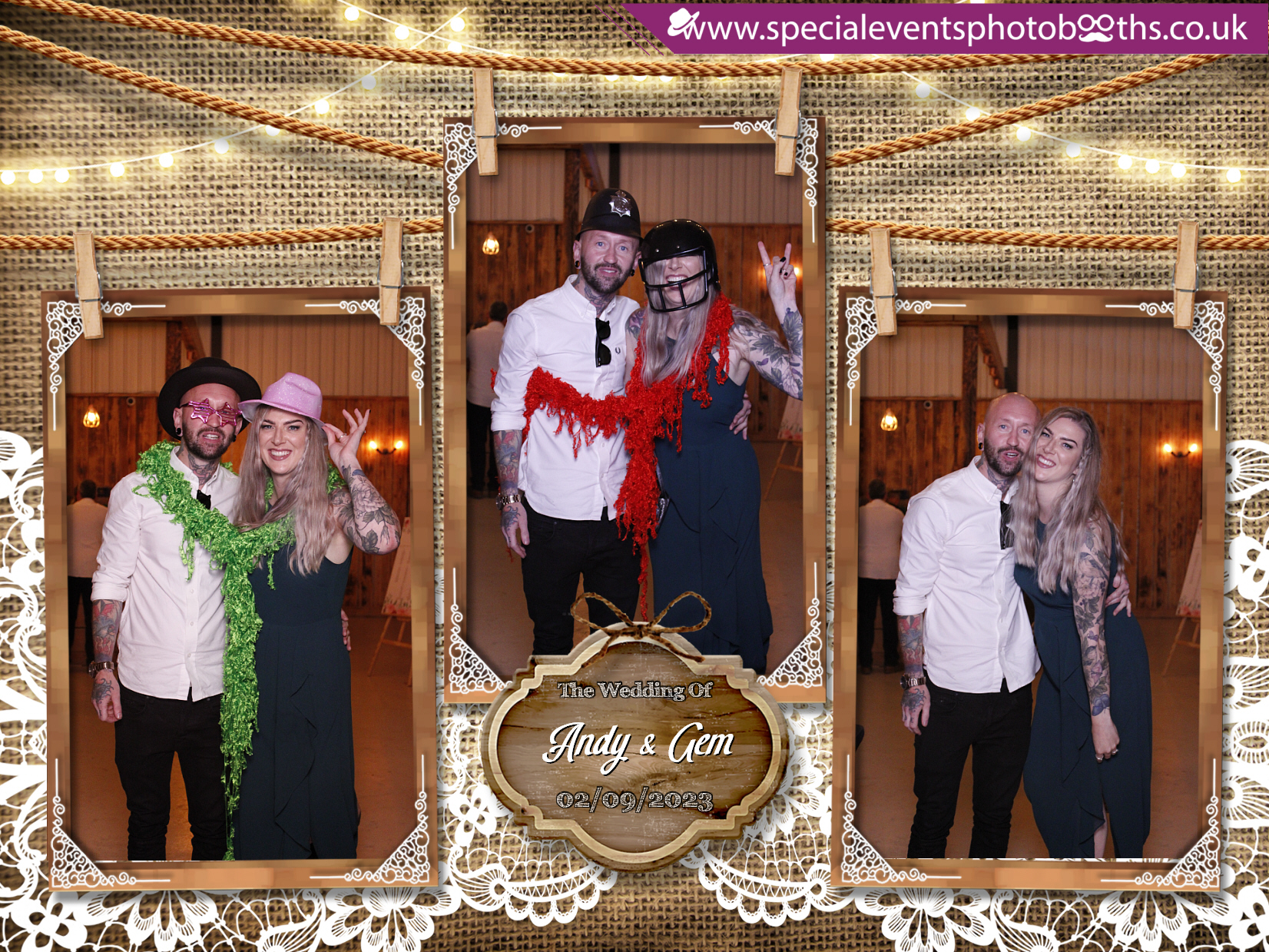 Gem & Andy's Wedding | View more photos from the event at my.specialeventsphotobooths.co.uk/u/SpecialEventsPhotoBooths/Gem-Andys-Wedding