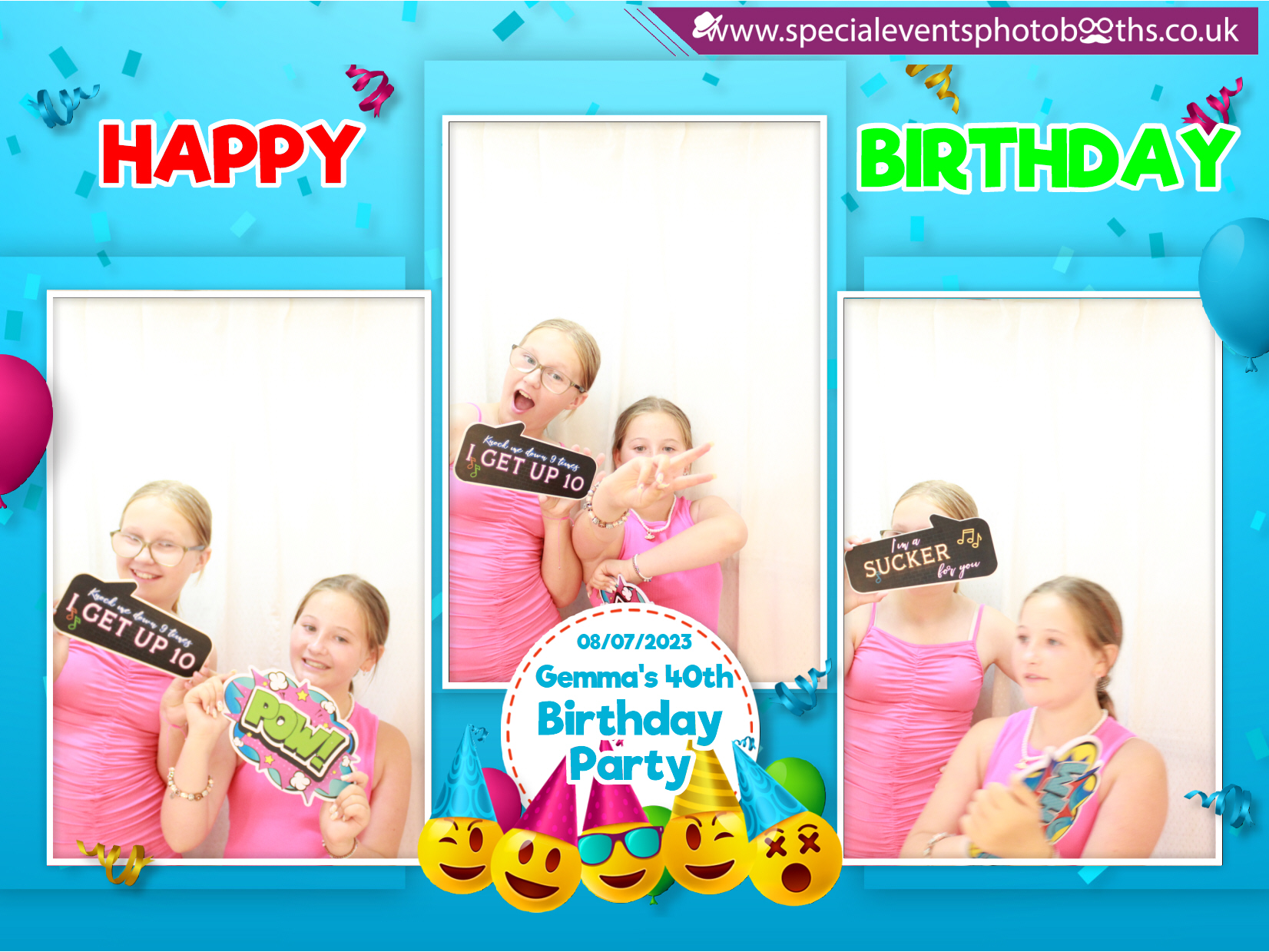 Gemma's 40th Birthday Party | View more photos from the event at my.specialeventsphotobooths.co.uk/u/SpecialEventsPhotoBooths/Gemmas-40th-Birthday-Party