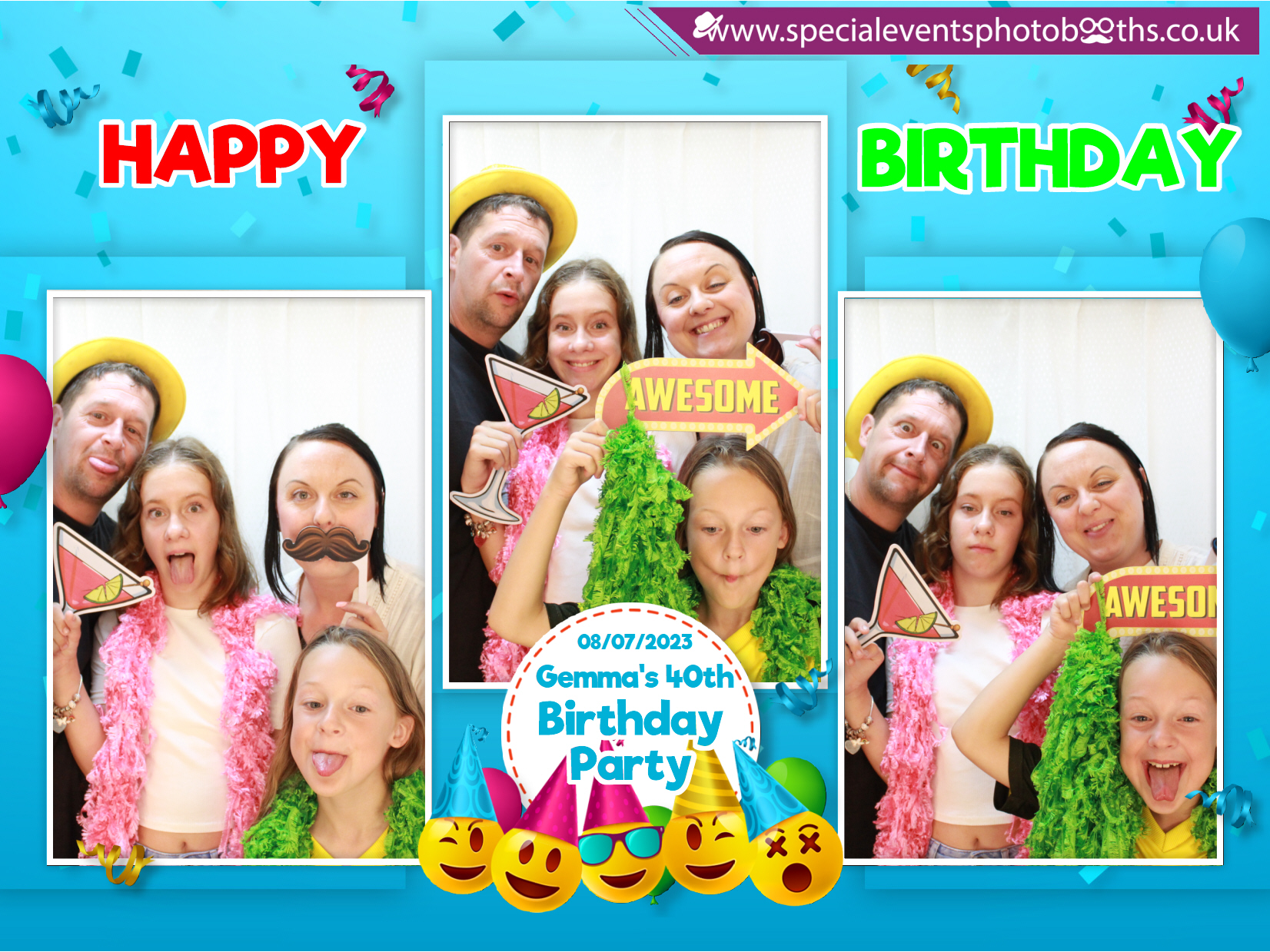 Gemma's 40th Birthday Party | View more photos from the event at my.specialeventsphotobooths.co.uk/u/SpecialEventsPhotoBooths/Gemmas-40th-Birthday-Party
