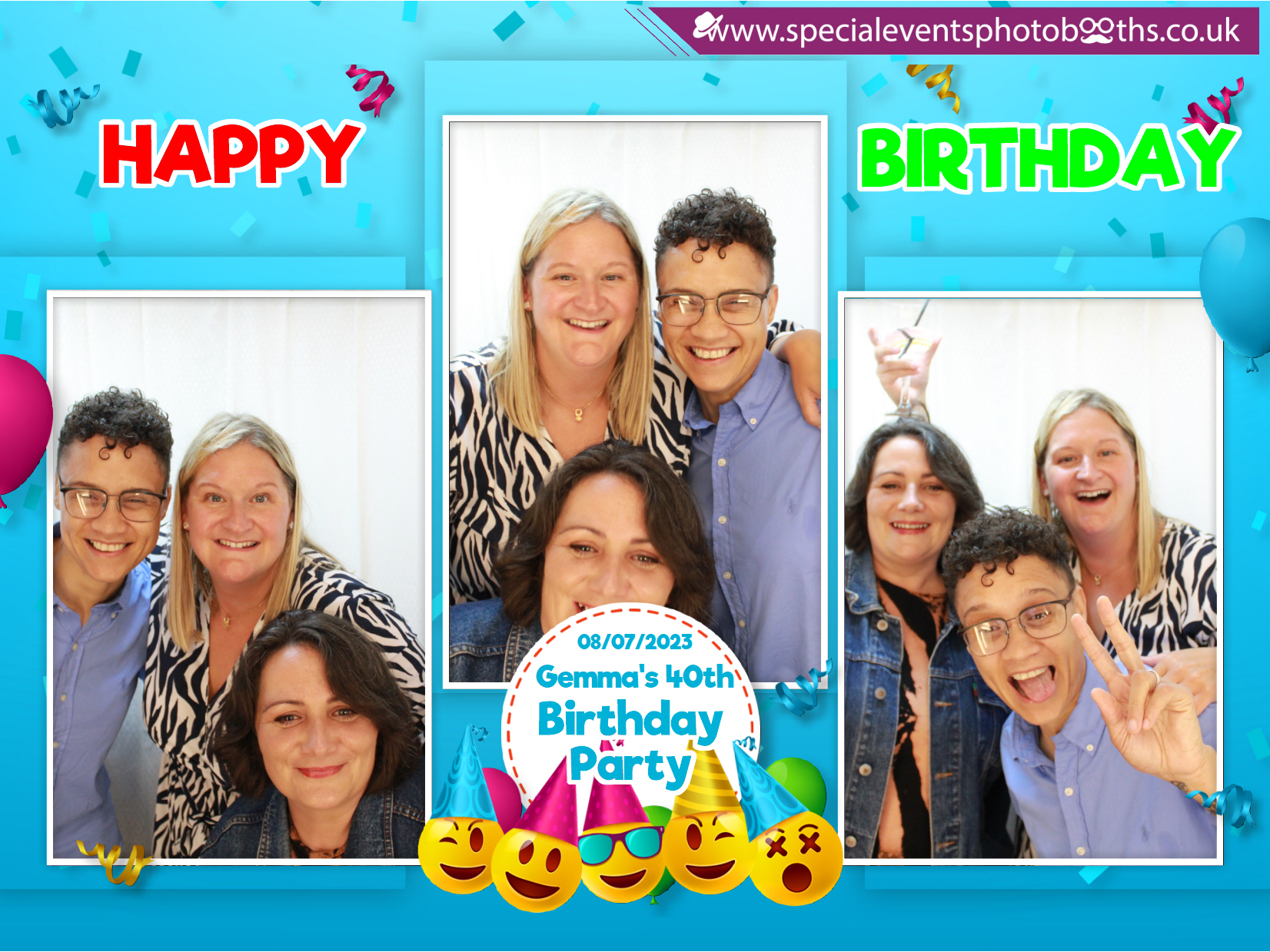 Gemma's 40th Birthday Party | View more photos from the event at my.specialeventsphotobooths.co.uk/u/SpecialEventsPhotoBooths/Gemmas-40th-Birthday-Party