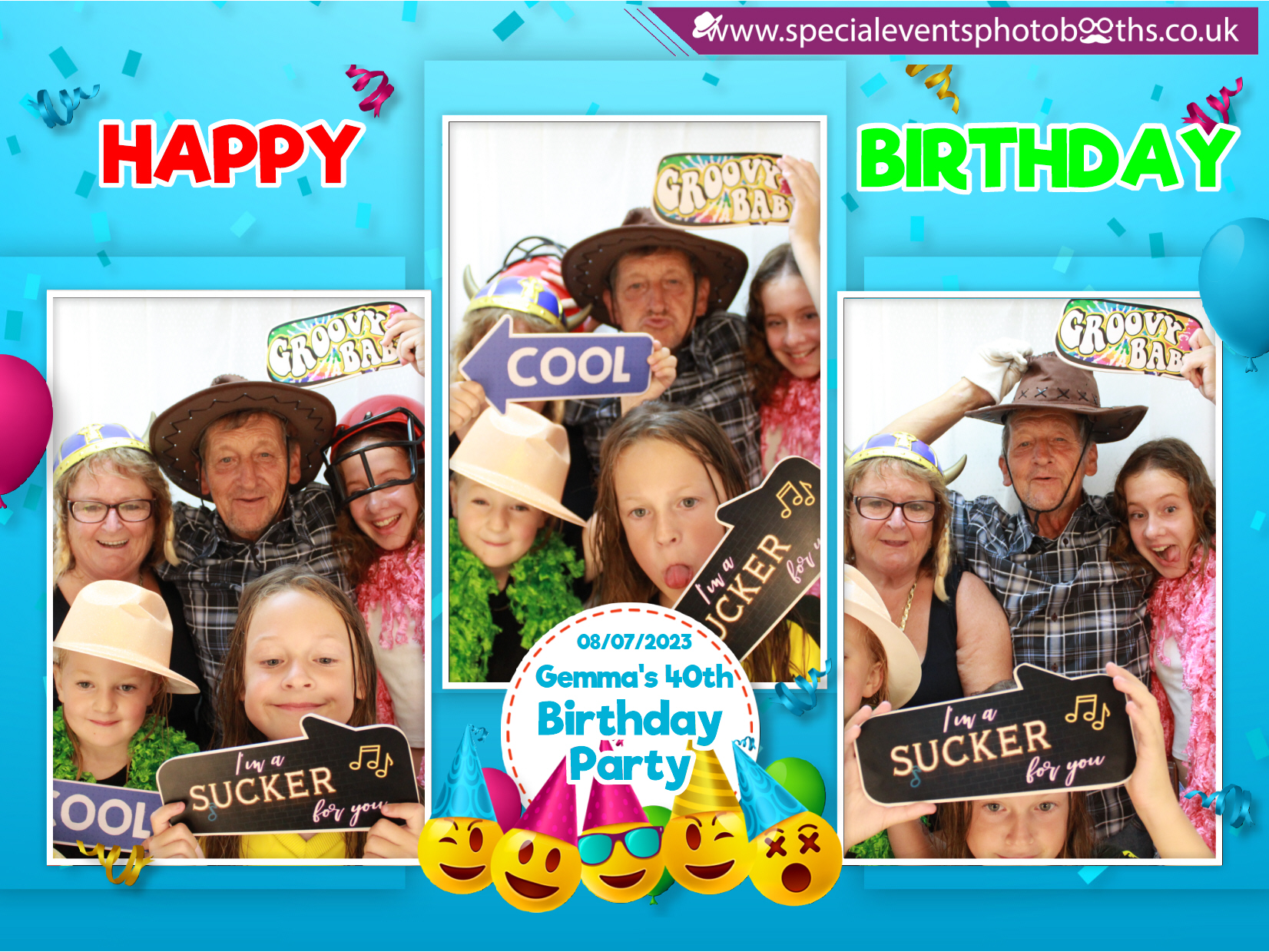 Gemma's 40th Birthday Party | View more photos from the event at my.specialeventsphotobooths.co.uk/u/SpecialEventsPhotoBooths/Gemmas-40th-Birthday-Party