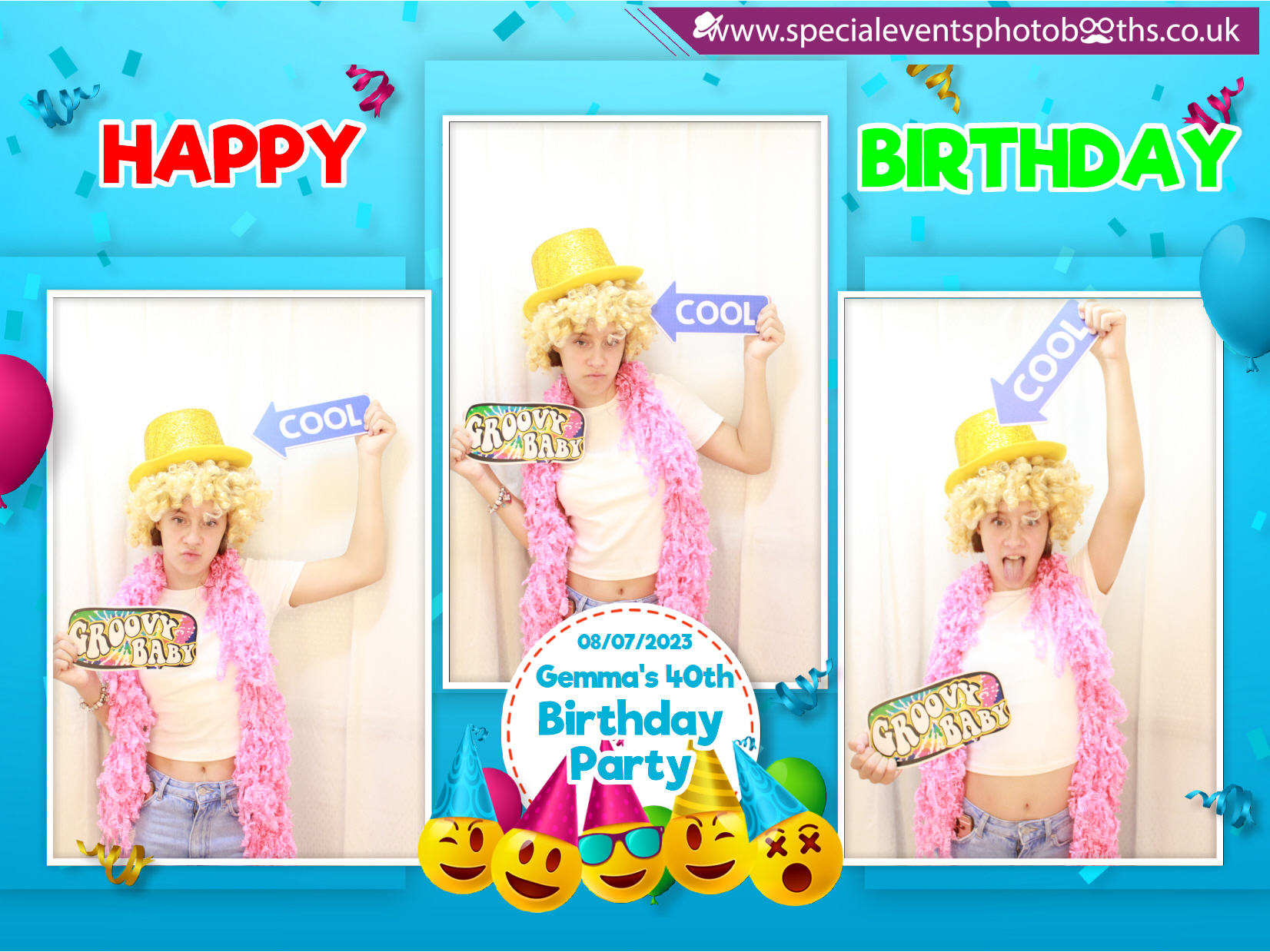 Gemma's 40th Birthday Party | View more photos from the event at my.specialeventsphotobooths.co.uk/u/SpecialEventsPhotoBooths/Gemmas-40th-Birthday-Party