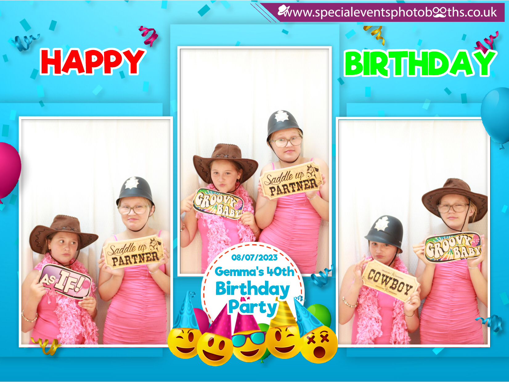 Gemma's 40th Birthday Party | View more photos from the event at my.specialeventsphotobooths.co.uk/u/SpecialEventsPhotoBooths/Gemmas-40th-Birthday-Party