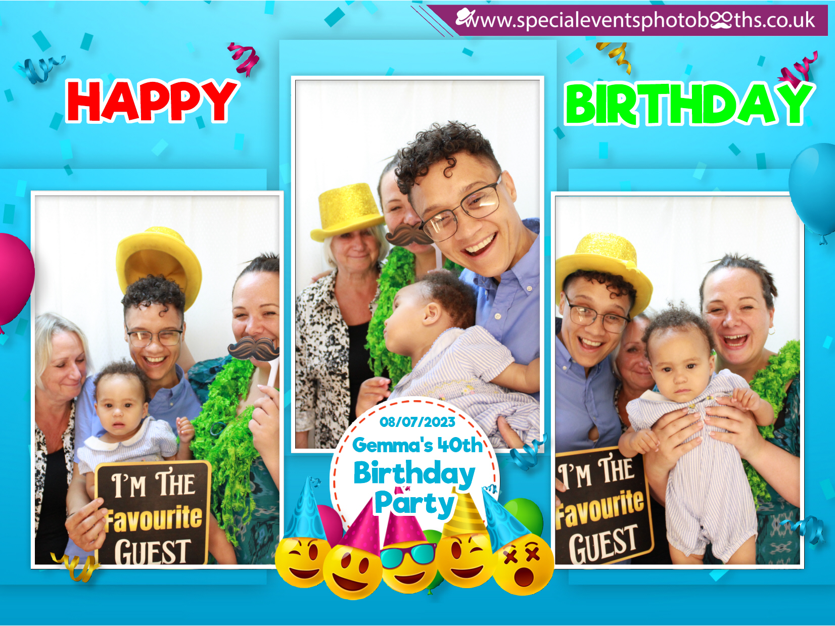 Gemma's 40th Birthday Party | View more photos from the event at my.specialeventsphotobooths.co.uk/u/SpecialEventsPhotoBooths/Gemmas-40th-Birthday-Party