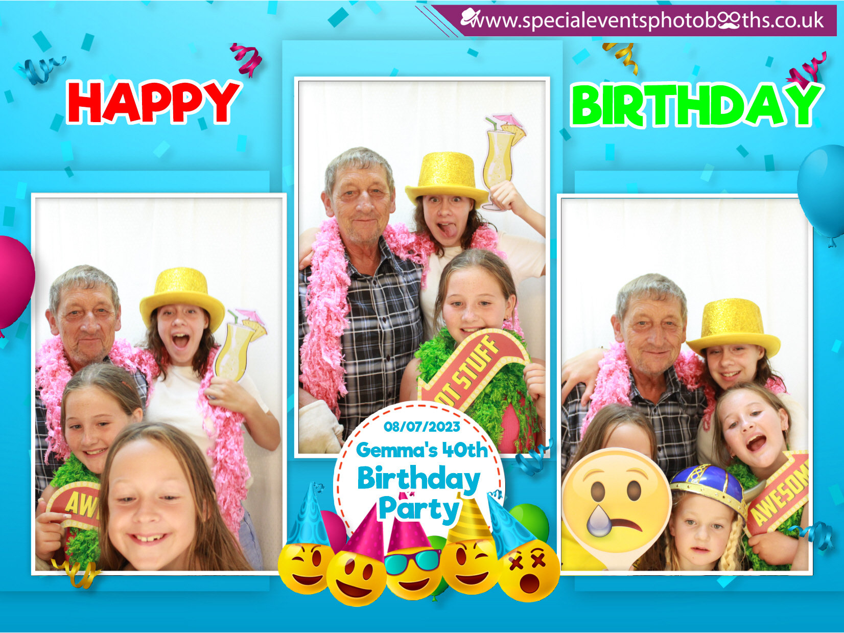 Gemma's 40th Birthday Party | View more photos from the event at my.specialeventsphotobooths.co.uk/u/SpecialEventsPhotoBooths/Gemmas-40th-Birthday-Party