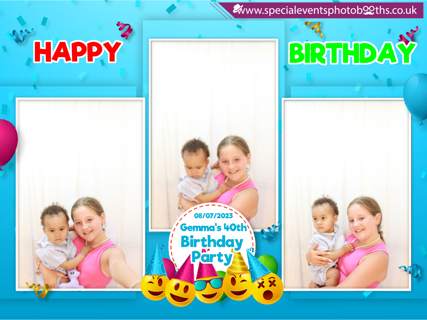Gemma's 40th Birthday Party | View more photos from the event at my.specialeventsphotobooths.co.uk/u/SpecialEventsPhotoBooths/Gemmas-40th-Birthday-Party