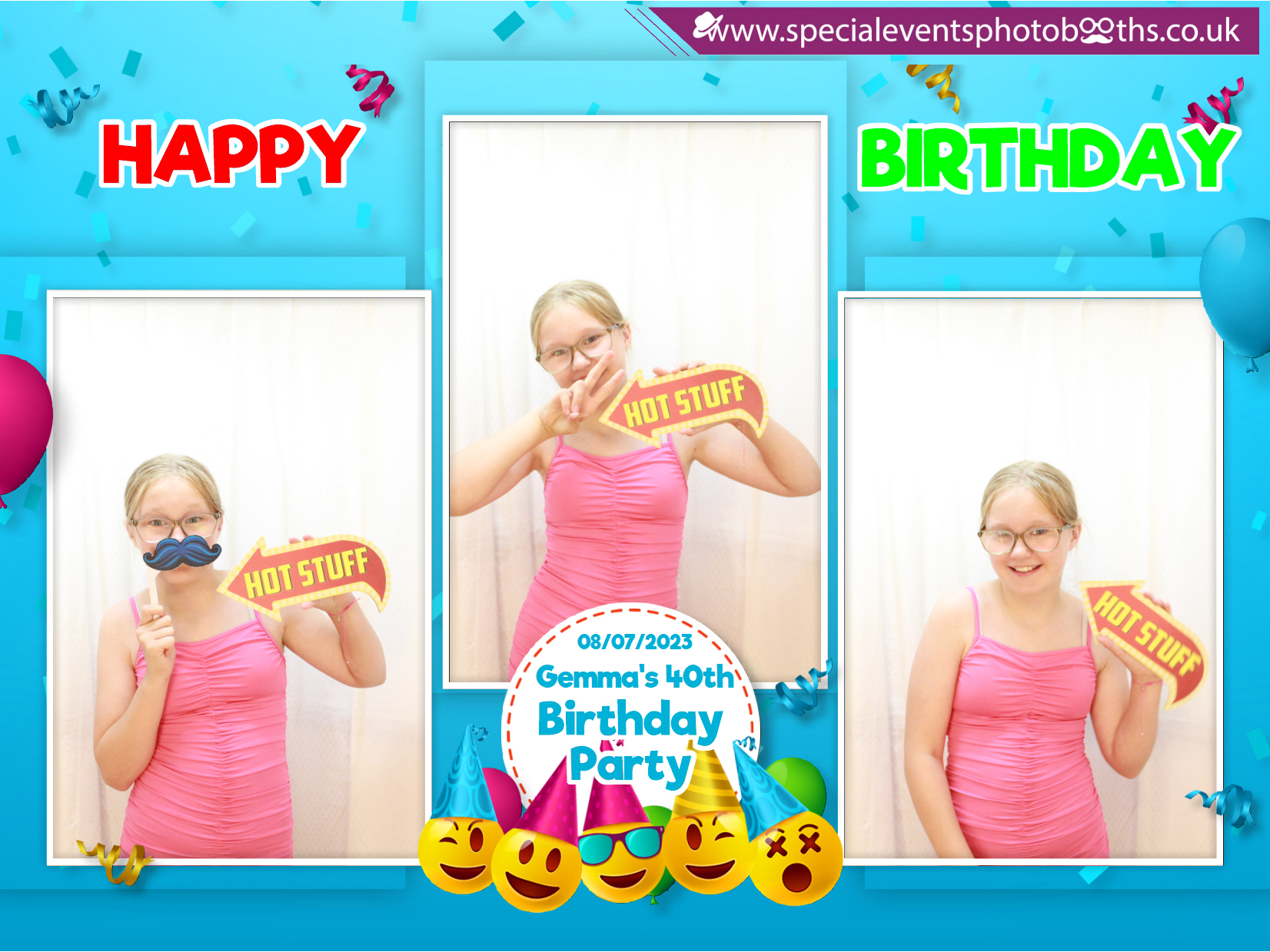 Gemma's 40th Birthday Party | View more photos from the event at my.specialeventsphotobooths.co.uk/u/SpecialEventsPhotoBooths/Gemmas-40th-Birthday-Party