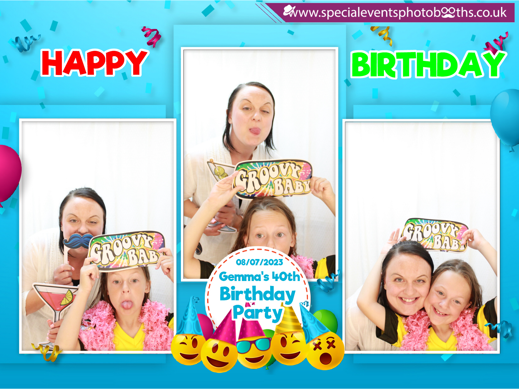 Gemma's 40th Birthday Party | View more photos from the event at my.specialeventsphotobooths.co.uk/u/SpecialEventsPhotoBooths/Gemmas-40th-Birthday-Party