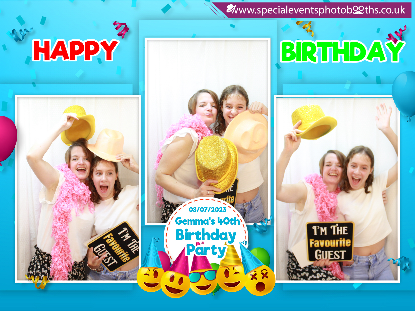 Gemma's 40th Birthday Party | View more photos from the event at my.specialeventsphotobooths.co.uk/u/SpecialEventsPhotoBooths/Gemmas-40th-Birthday-Party