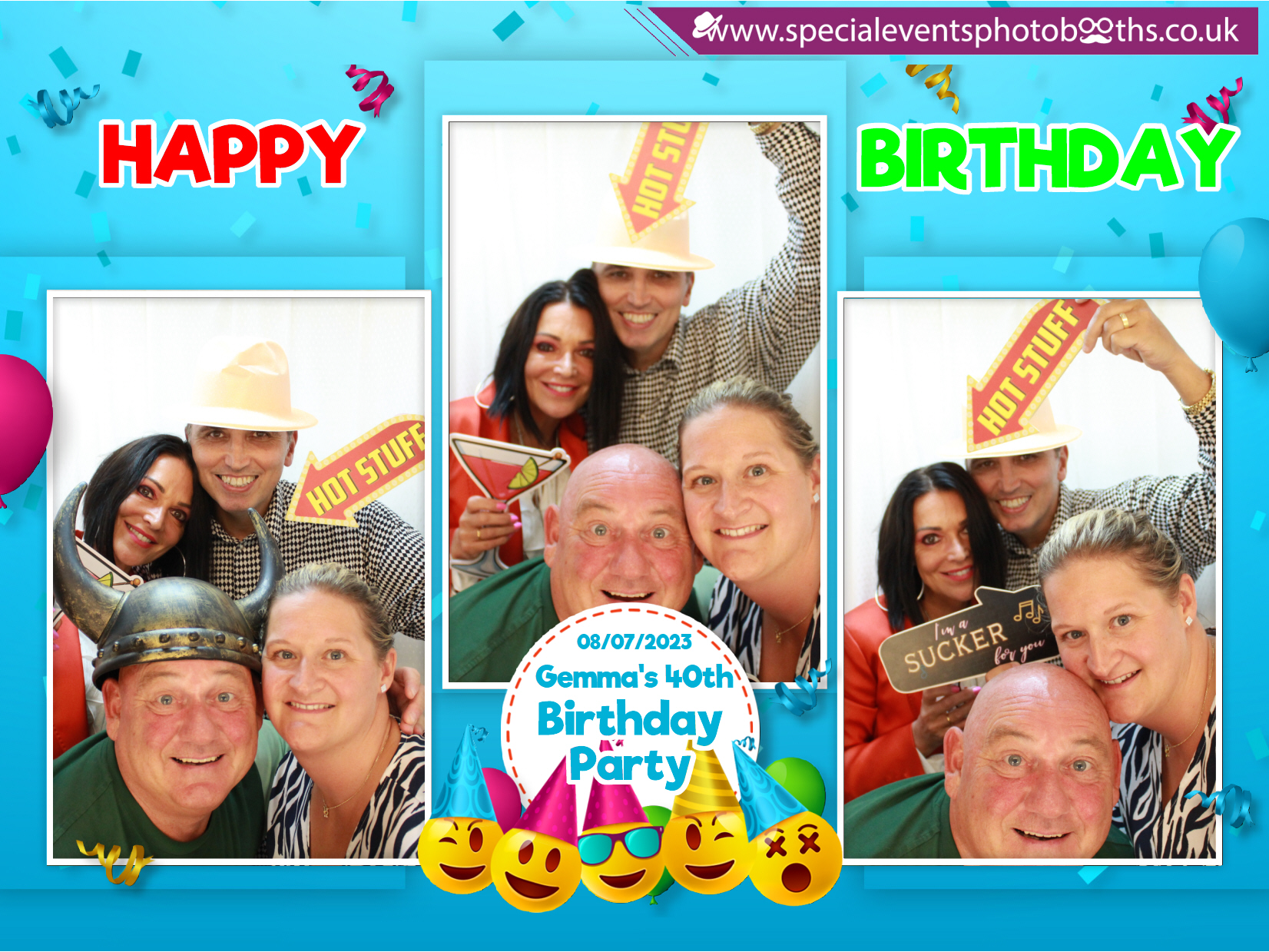 Gemma's 40th Birthday Party | View more photos from the event at my.specialeventsphotobooths.co.uk/u/SpecialEventsPhotoBooths/Gemmas-40th-Birthday-Party