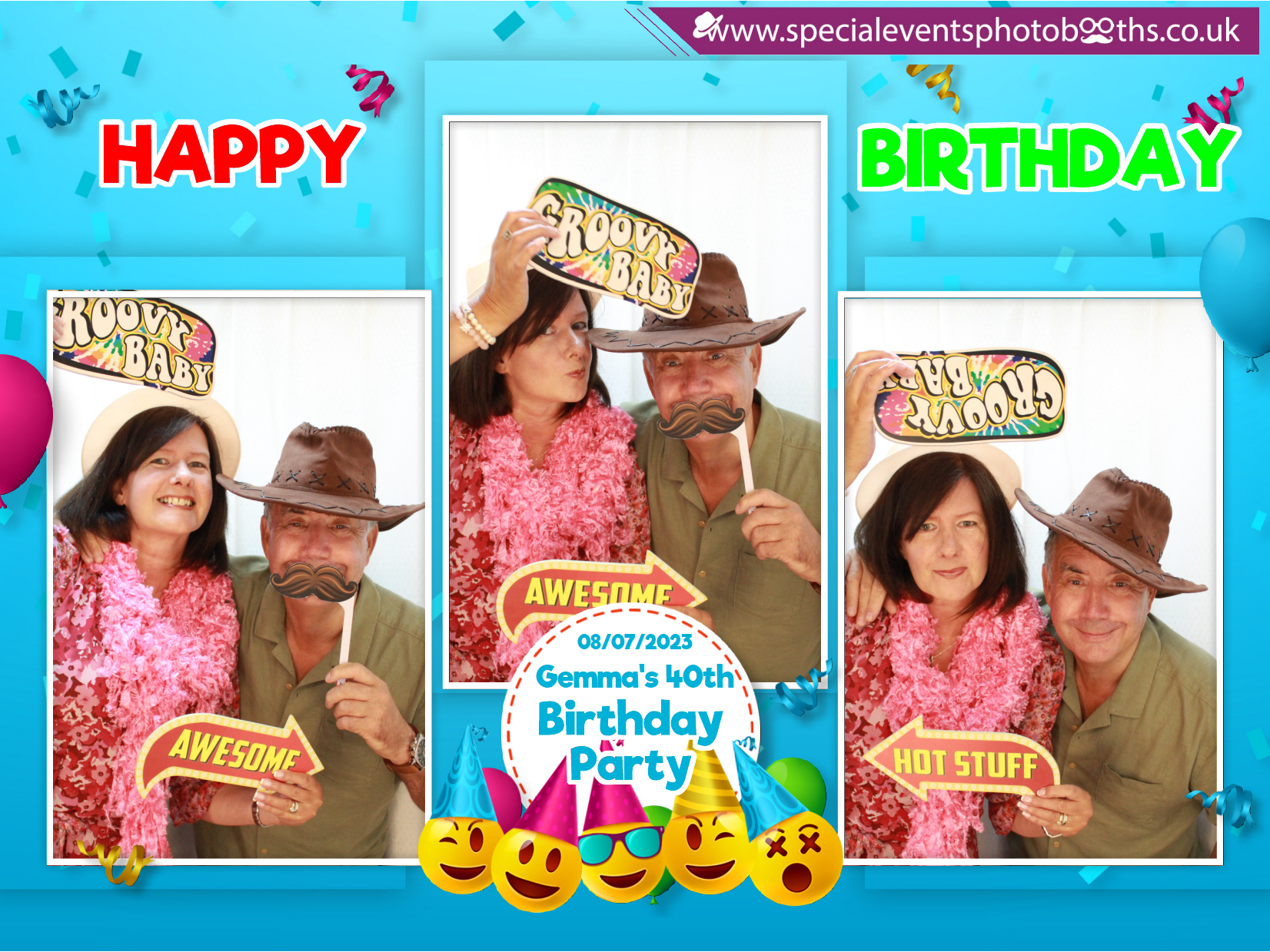 Gemma's 40th Birthday Party | View more photos from the event at my.specialeventsphotobooths.co.uk/u/SpecialEventsPhotoBooths/Gemmas-40th-Birthday-Party