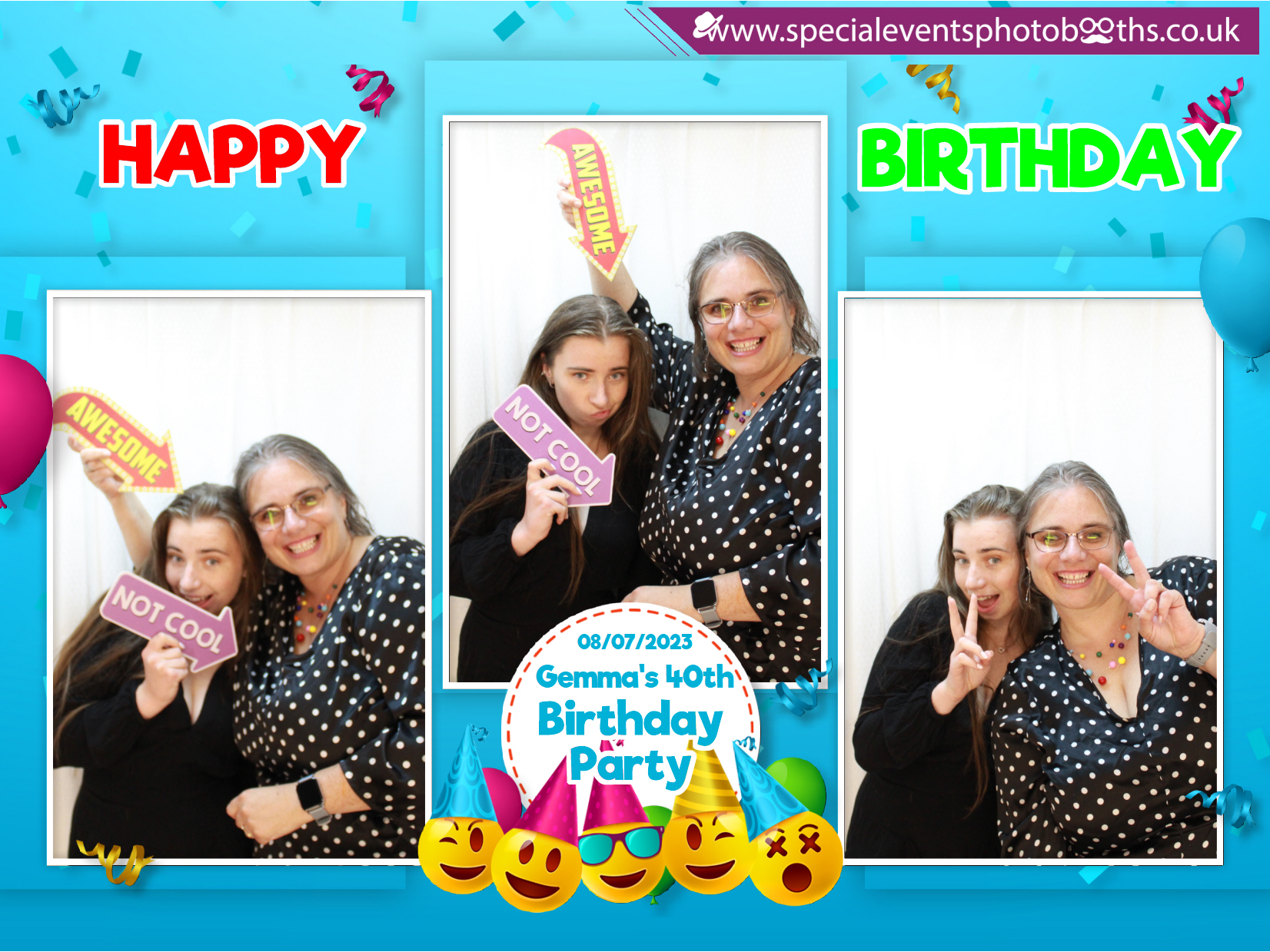 Gemma's 40th Birthday Party | View more photos from the event at my.specialeventsphotobooths.co.uk/u/SpecialEventsPhotoBooths/Gemmas-40th-Birthday-Party