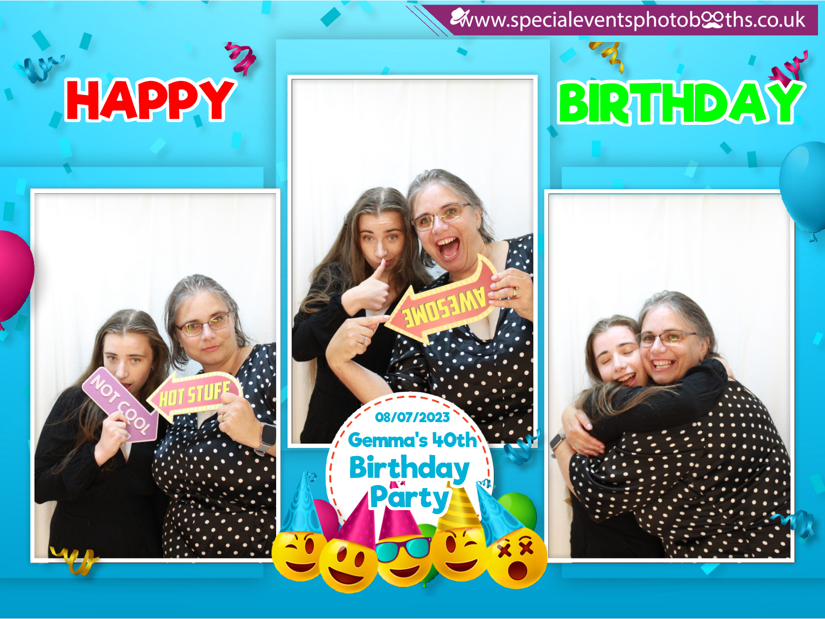 Gemma's 40th Birthday Party | View more photos from the event at my.specialeventsphotobooths.co.uk/u/SpecialEventsPhotoBooths/Gemmas-40th-Birthday-Party