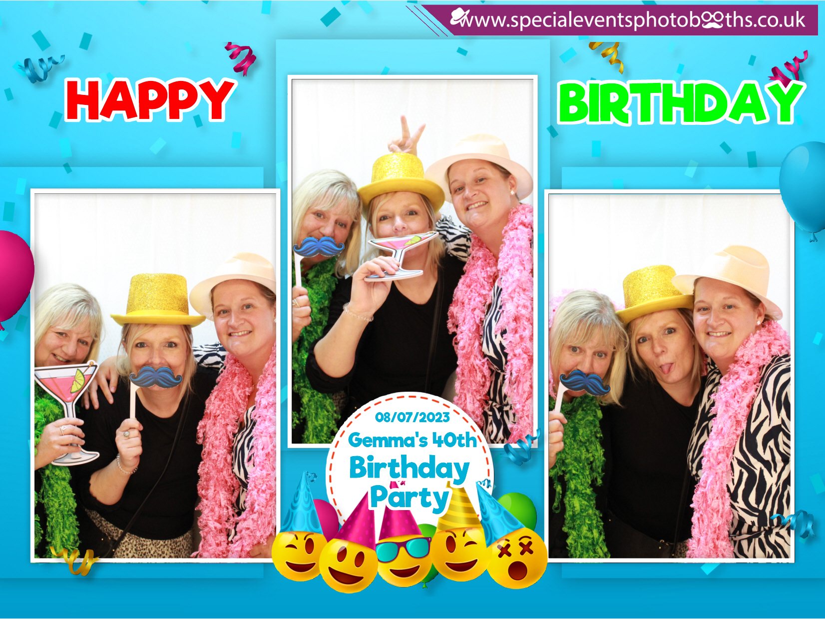 Gemma's 40th Birthday Party | View more photos from the event at my.specialeventsphotobooths.co.uk/u/SpecialEventsPhotoBooths/Gemmas-40th-Birthday-Party